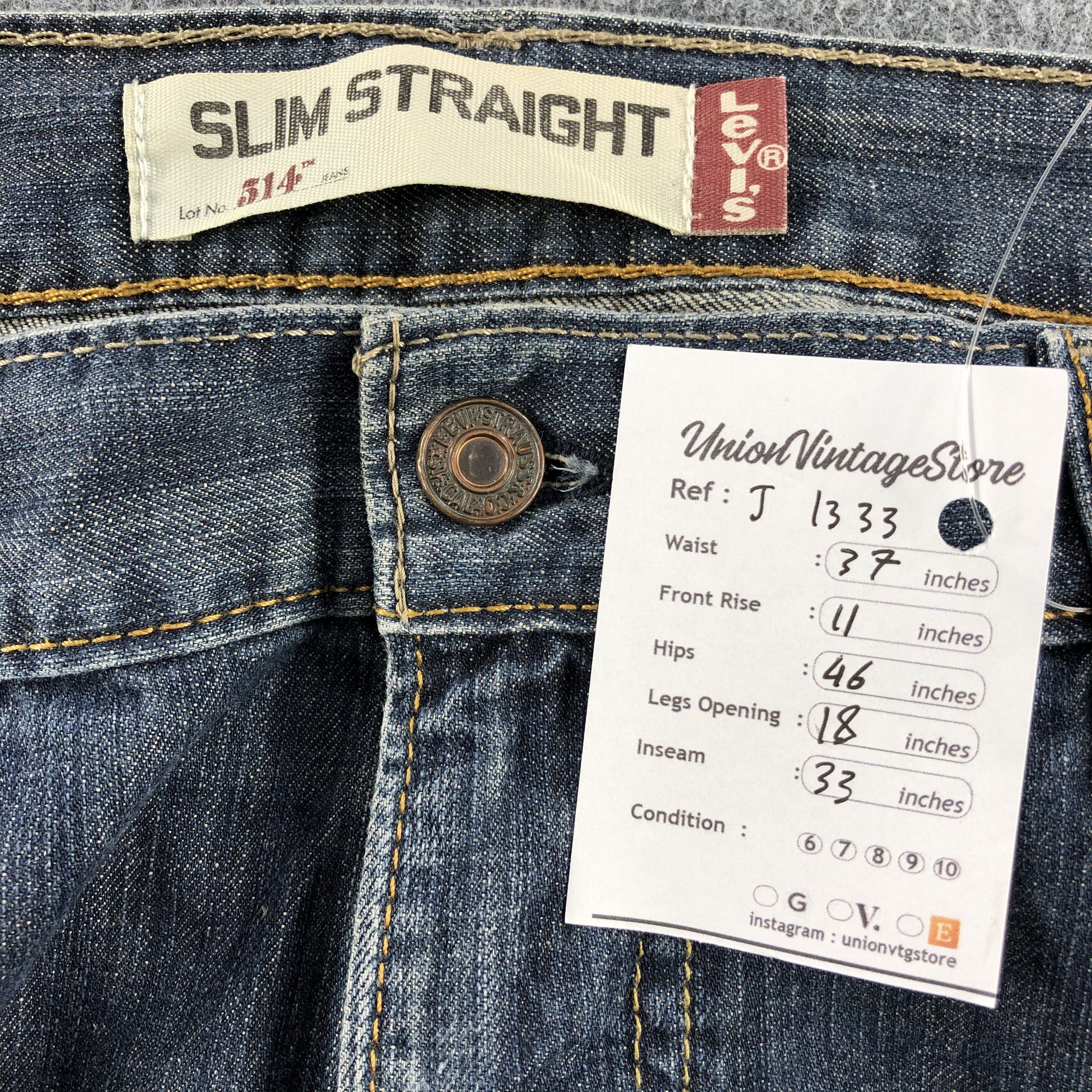 Levi's Vintage Levis 514 Jeans- J1333 Size US 36 / EU 52 - 13 Thumbnail