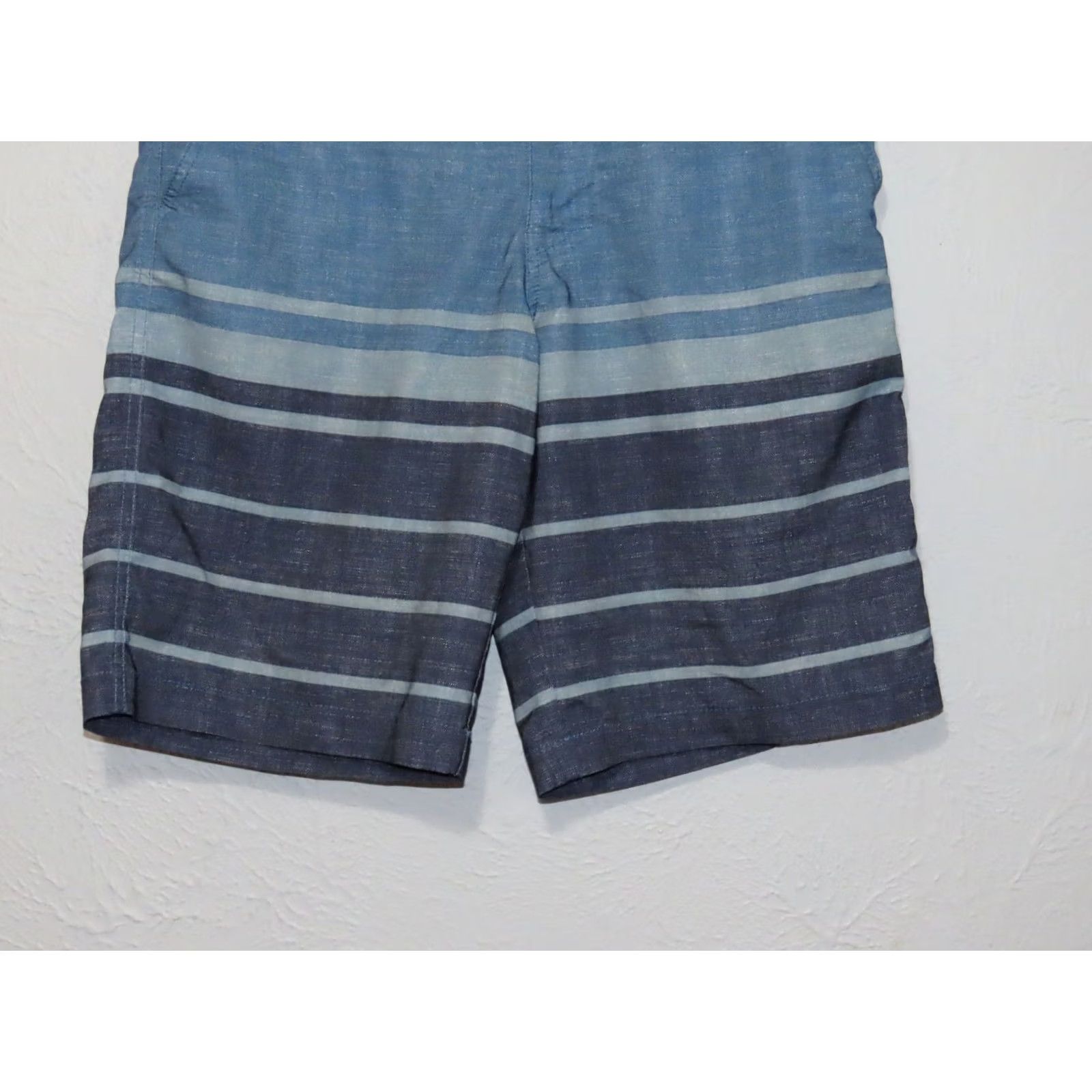 Mossimo VINTAGE Mossimo Supply Co Men’s Stripe Swim Board Hybrid Shorts Blue 32 Size US 32 / EU 48 - 2 Thumbnail