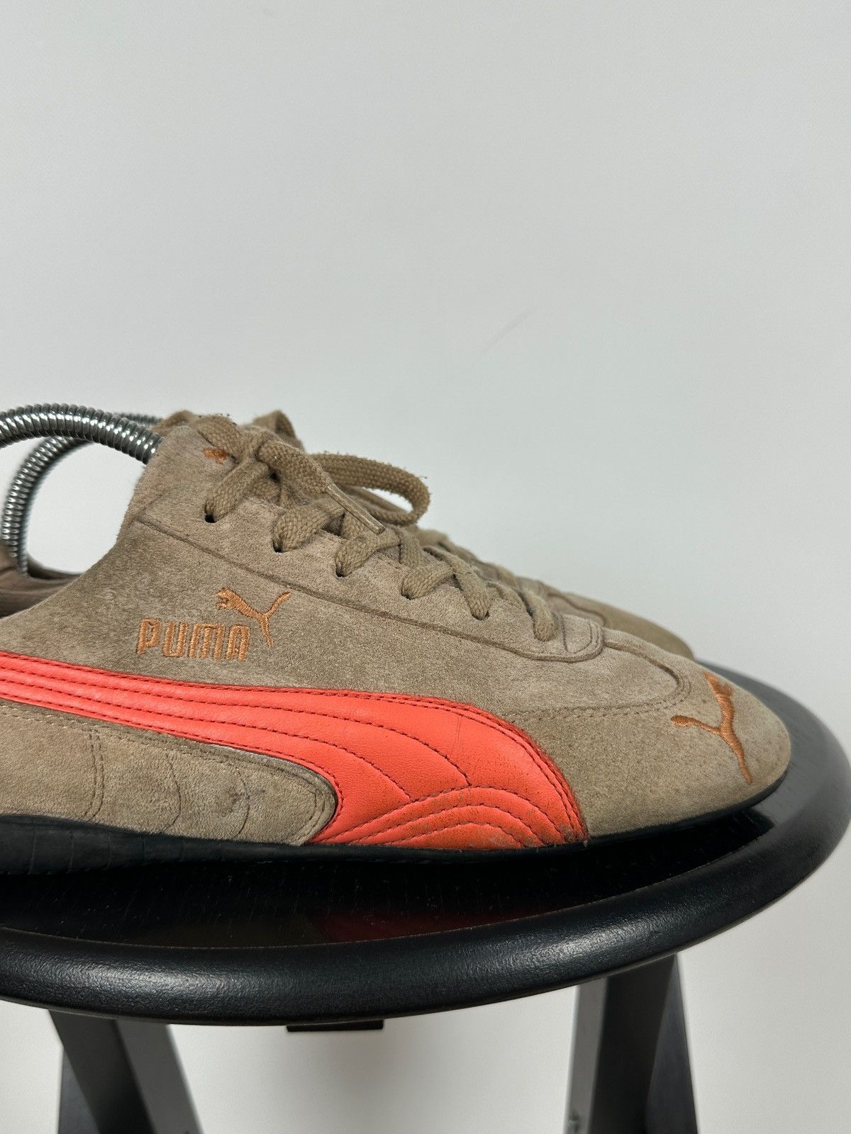 Puma Vintage Puma Speedcat Sand Suede/Leather Y2K Sneakers Size US 9 / IT 39 - 13 Thumbnail