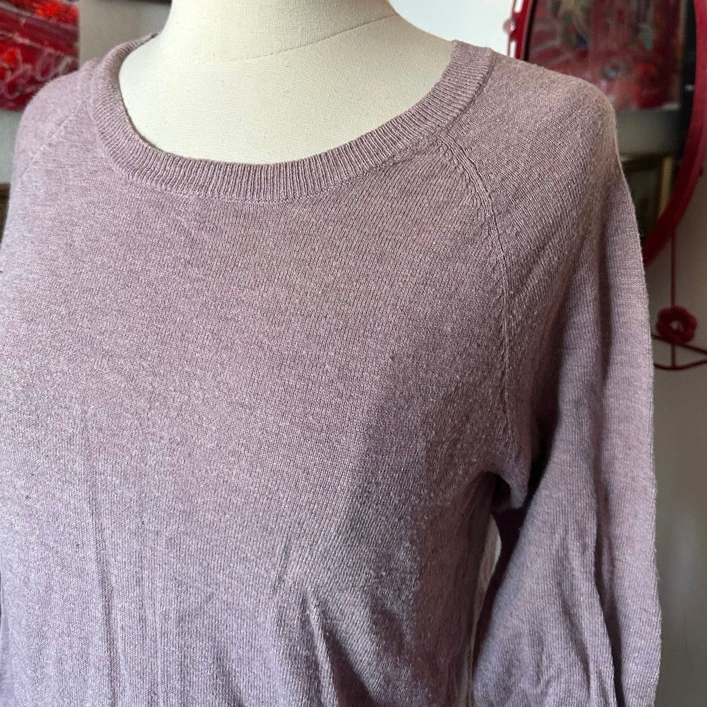 Mossimo mossimo purple pink long sleeve sweater Size M / US 6-8 / IT 42-44 - 2 Thumbnail