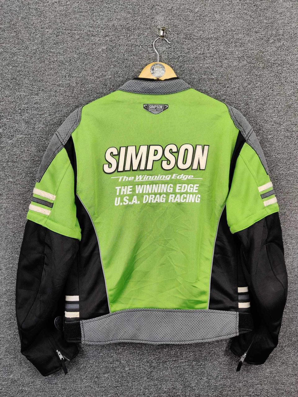 Vintage Vintage Simpson Racing Team Motorcycle Jacket Size US M / EU 48-50 / 2 - 8 Thumbnail