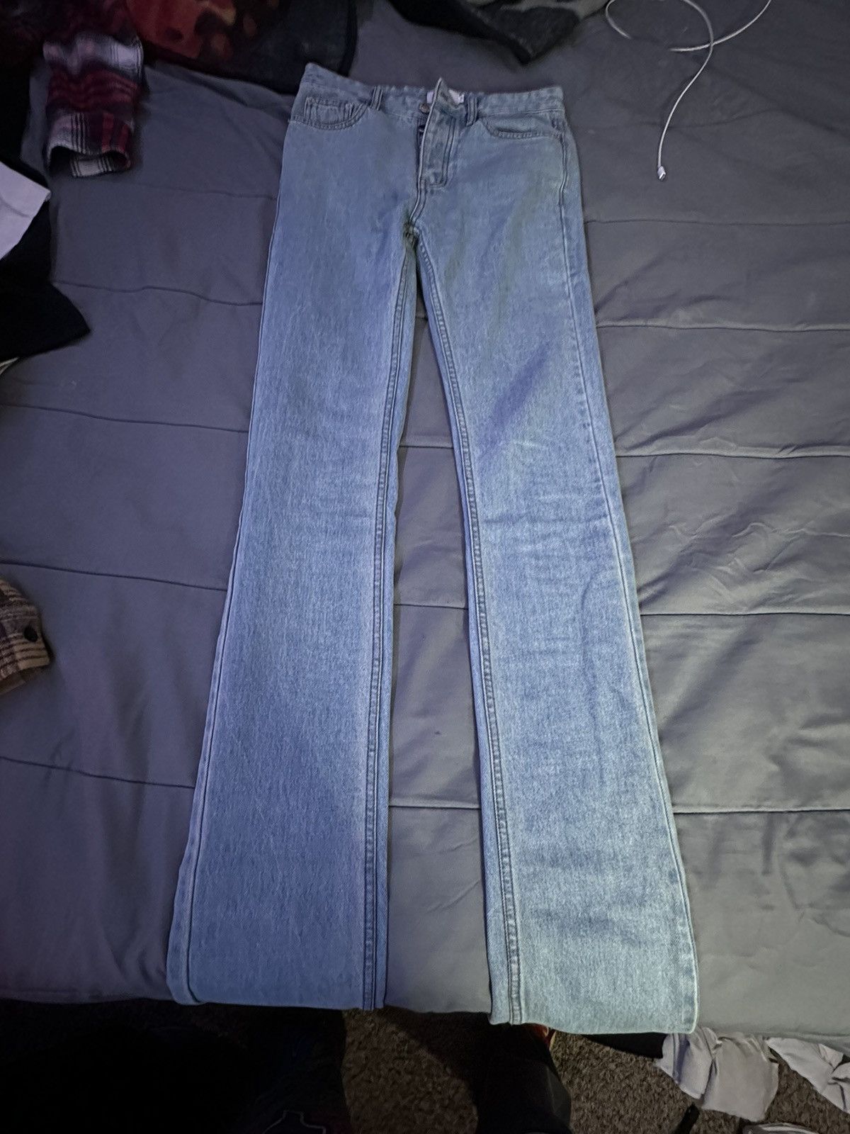 Vale Vale Super Stacked Blue Jeans Size US 29 - 1 Thumbnail