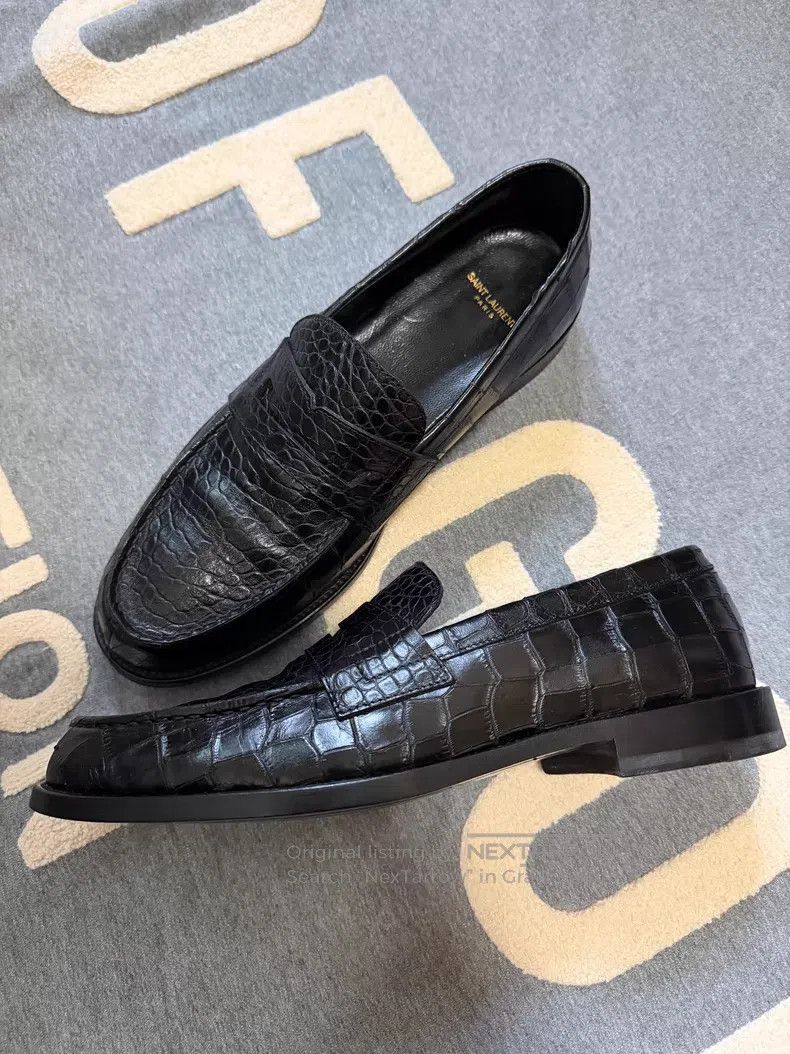 Saint Laurent Paris Saint Laurent Paris Penny Loafers Size US 8.5 / EU 41-42 - 1 Thumbnail
