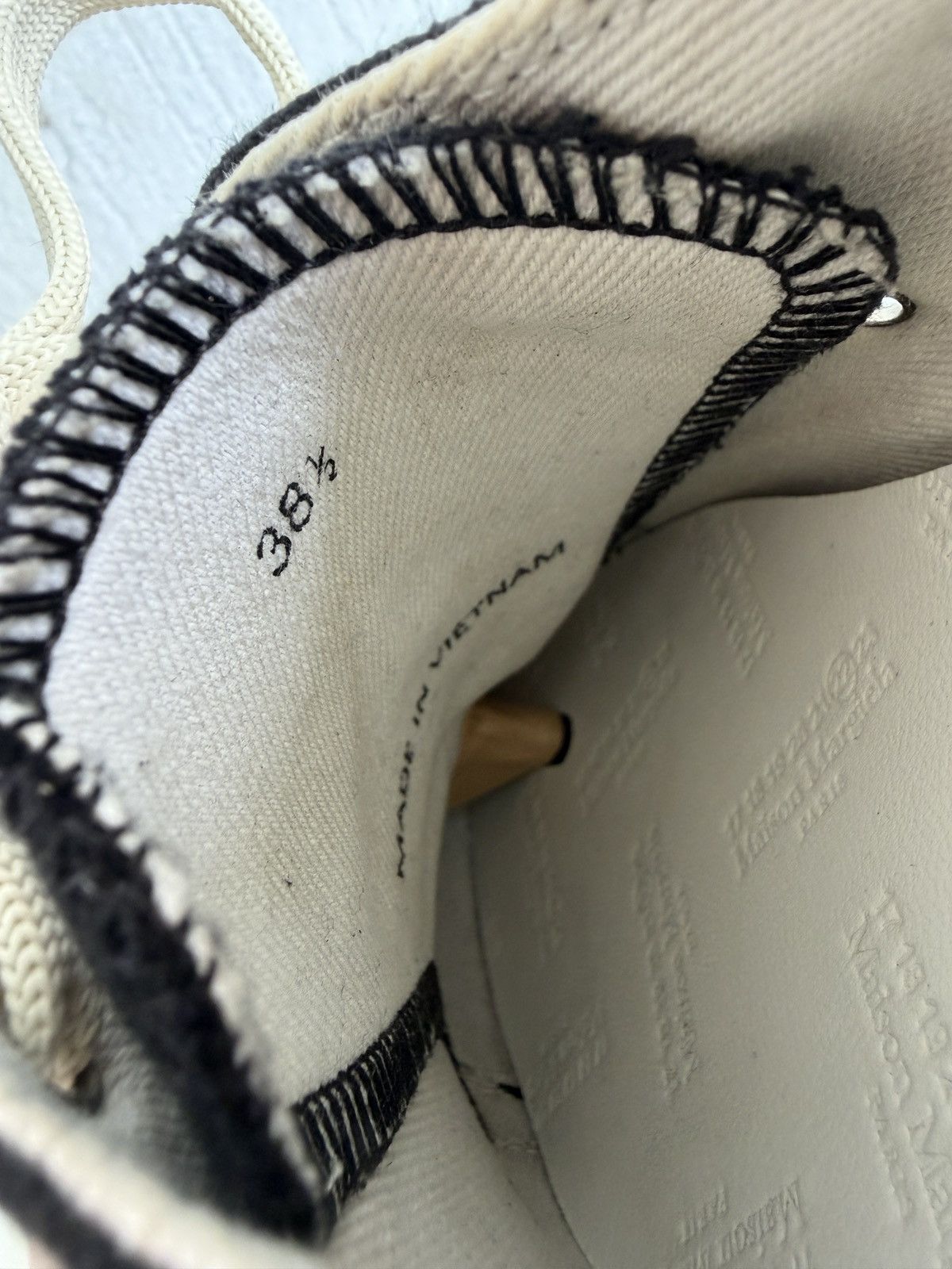 Maison Margiela Tabi canvas sneakers Size US 8.5 / IT 38.5 - 11 Thumbnail