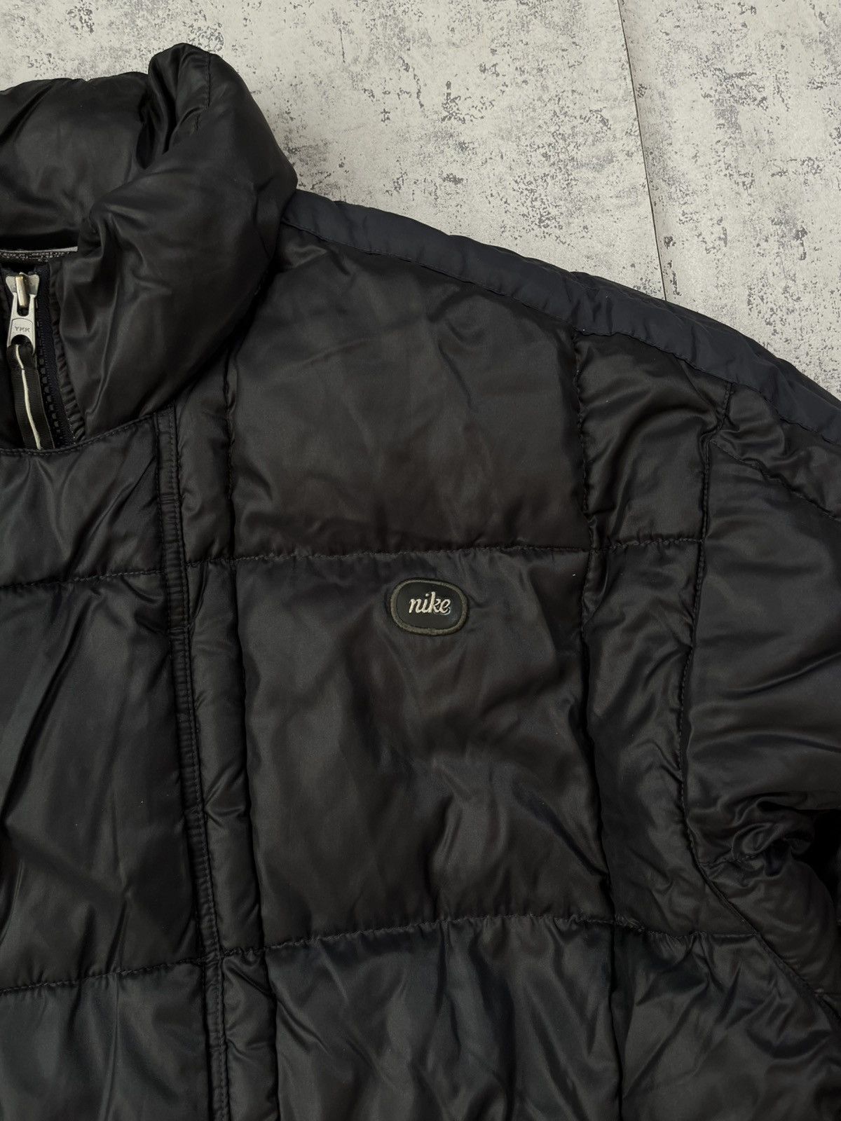 Nike × Vintage 90’s NIKE VINTAGE RETRO DOWN PUFFER JACKET SWOOSH SPELLOUT Size US M / EU 48-50 / 2 - 2 Thumbnail