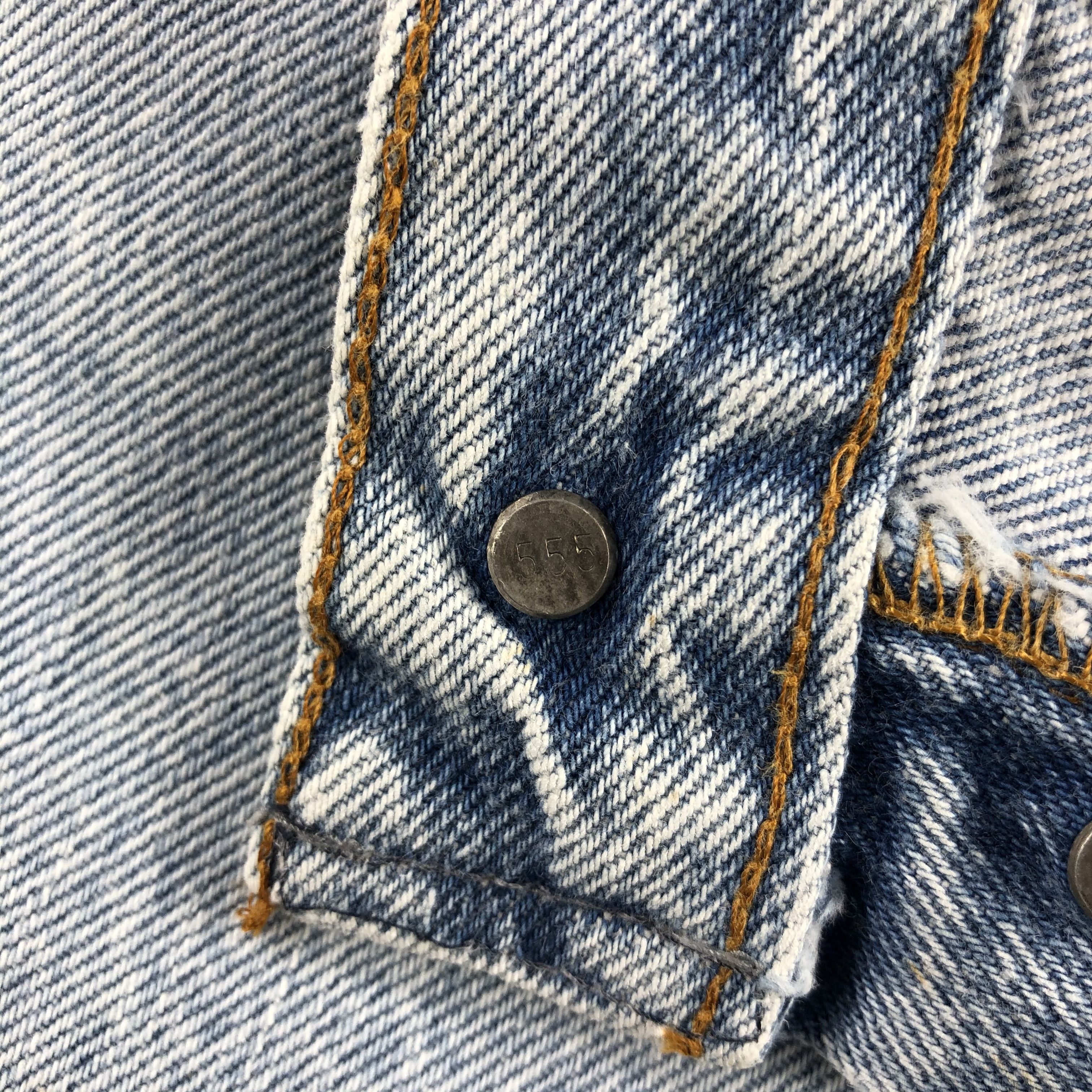 Levi's 90s Vintage Light Wash Levis 501 Jeans-J1909 Size US 28 / EU 44 - 12 Thumbnail