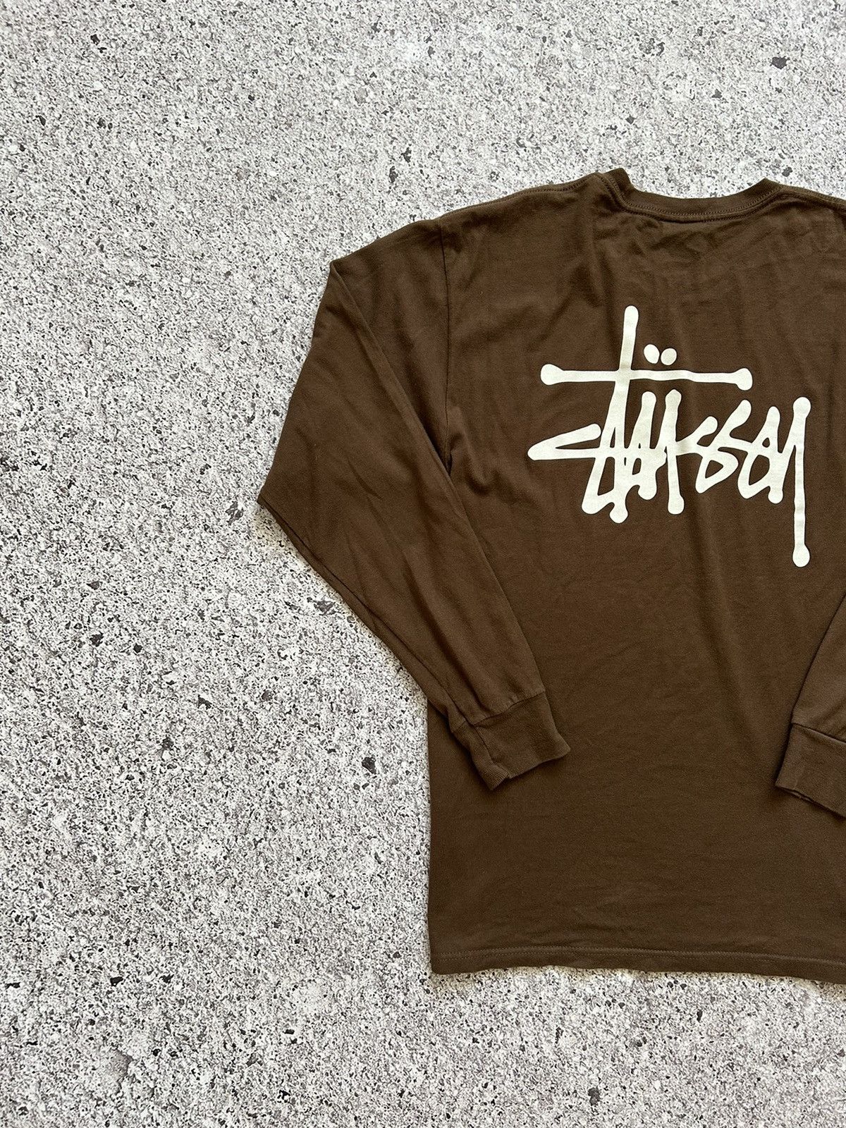 Stussy × Vintage Vintage Stussy Y2K Big Logo Retro Long Sleeve Tee 00’s Hype Size US M / EU 48-50 / 2 - 7 Thumbnail