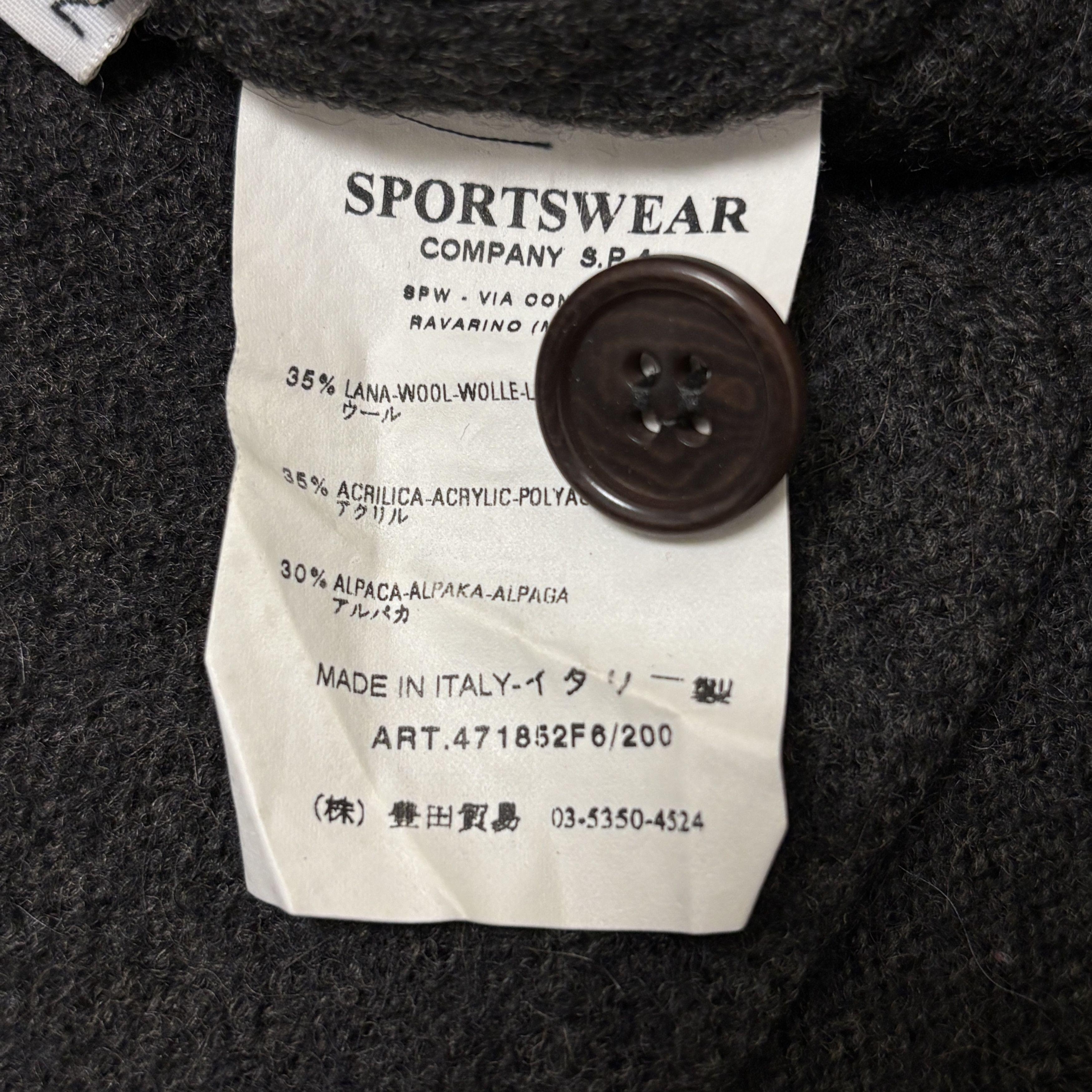 C.P. Company Vintage CP Company Sweater Y2K Knit Cardigan Made In Italy Size US L / EU 52-54 / 3 - 11 Thumbnail