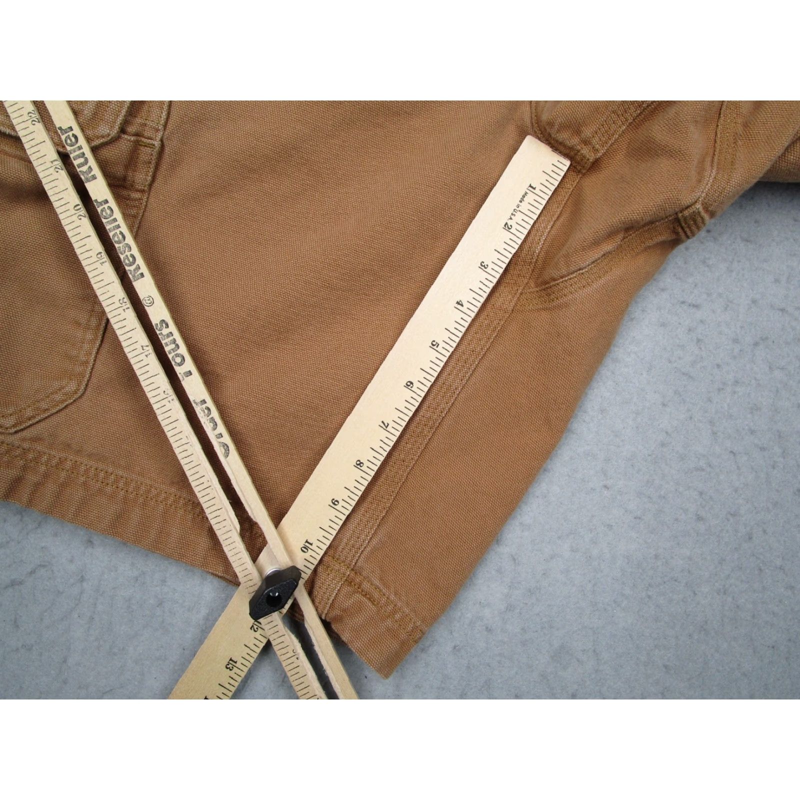 Vintage VINTAGE Duluth Men's Cargo Shorts 44 Brown Canvas Casual Workwear Relaxed Fit 12" Inseam Size US 44 / EU 60 - 4 Thumbnail