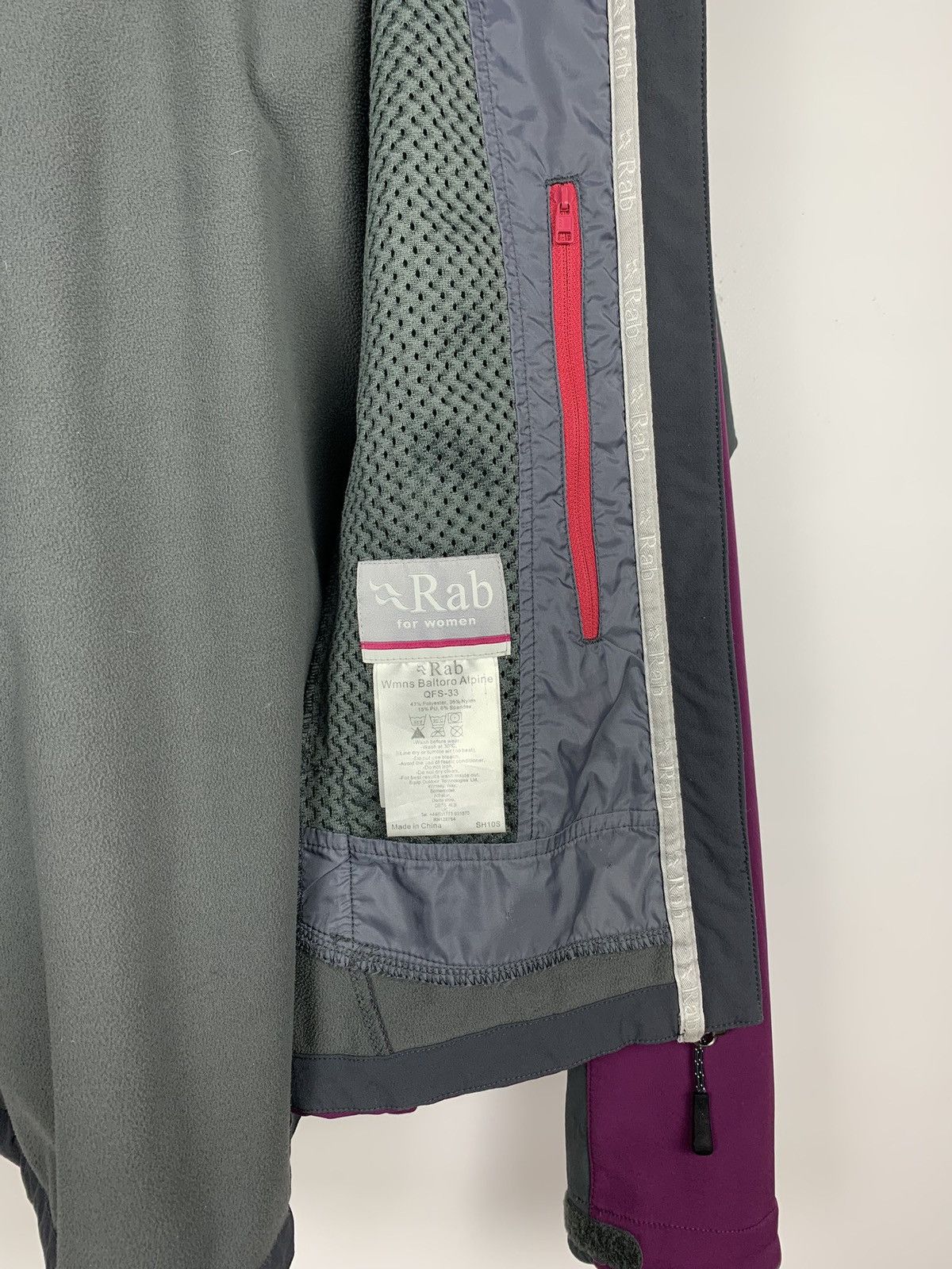 Rab Rab Wmns Baltoro Alpine Full Zip Jacket Size M Purple Size M / US 6-8 / IT 42-44 - 16 Thumbnail