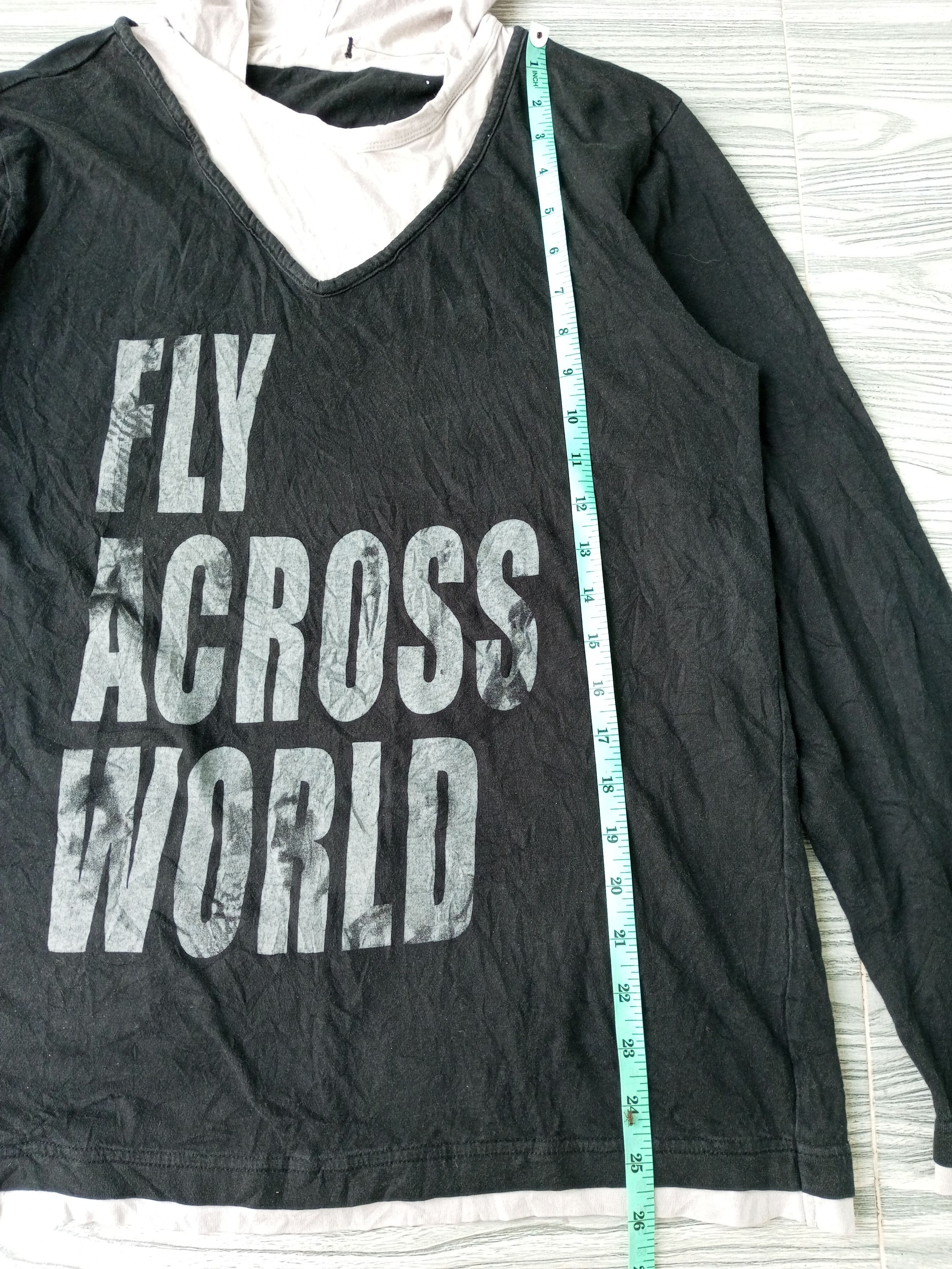 Japanese Brand "Lost Tag" Japan Double Layer Hoodie LongSleeve Tshirt Size US L / EU 52-54 / 3 - 9 Thumbnail