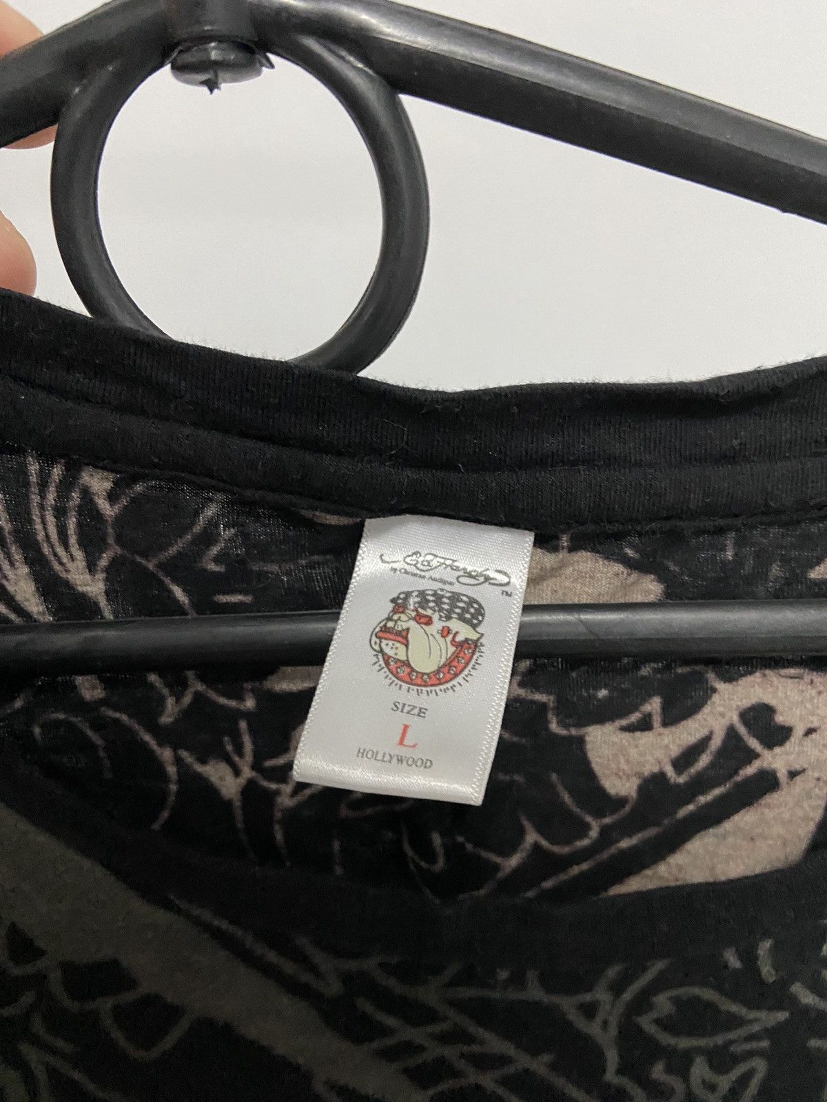 Ed Hardy × Vintage Ed Hardy T Shirt Vintage Big Logo Tattoo girl eagle 🦅 Size US L / EU 52-54 / 3 - 4 Thumbnail