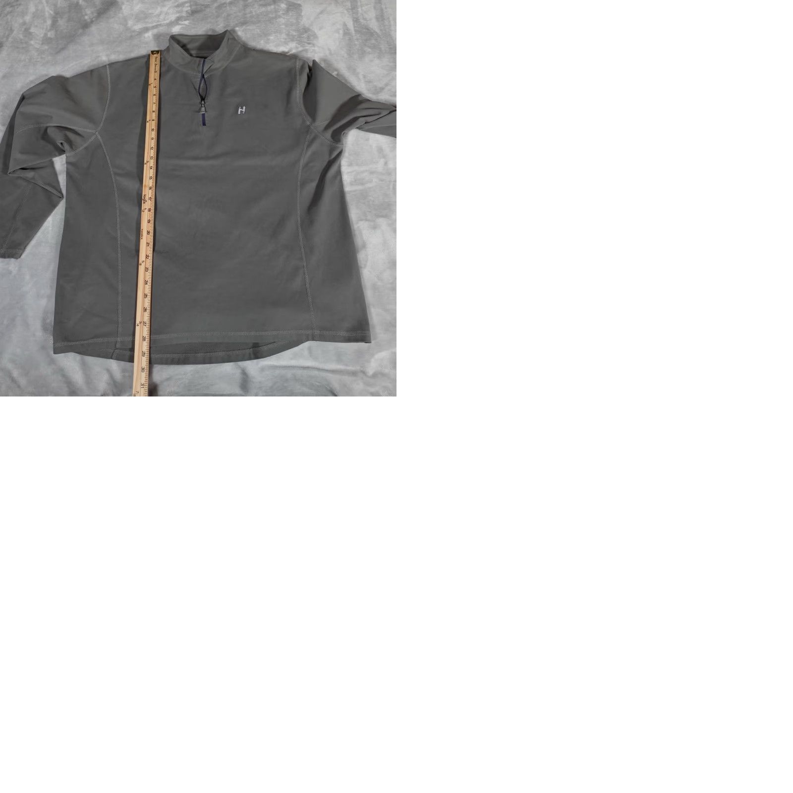 Peter Millar Peter Millar Wind Element 4 1/4 Zip Pullover Mens XL Fleece Golf Gray Shirt Size US XL / EU 56 / 4 - 9 Thumbnail