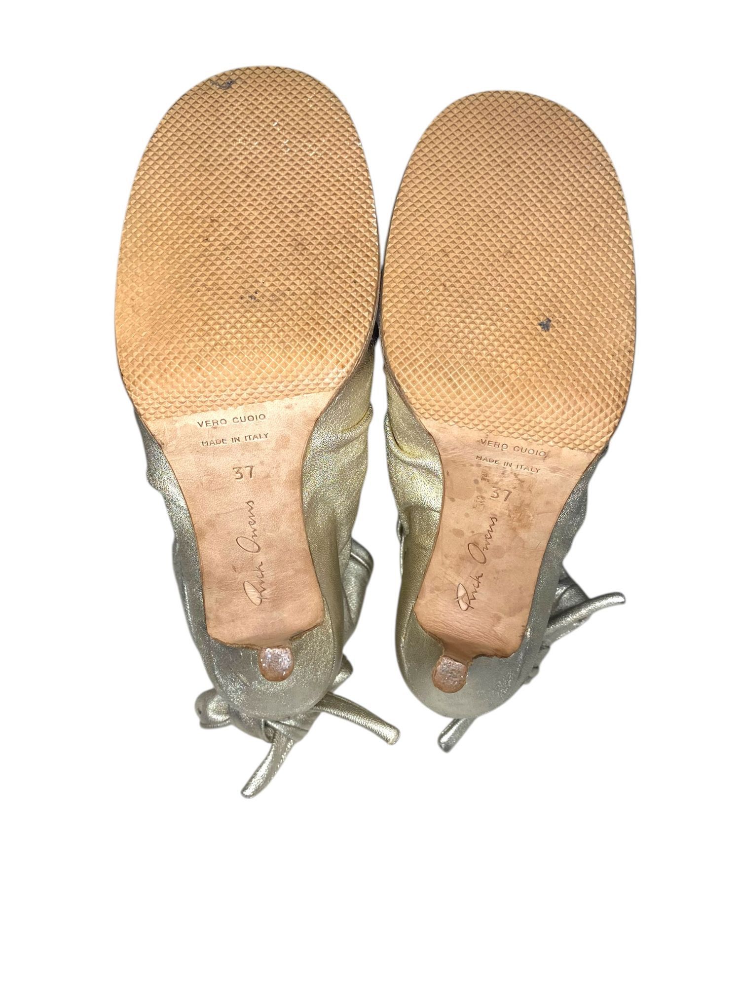 Rick Owens Rick Owens FW06 Runway 'Dustulator' Glitter Heels Size US 7 / IT 37 - 12 Thumbnail
