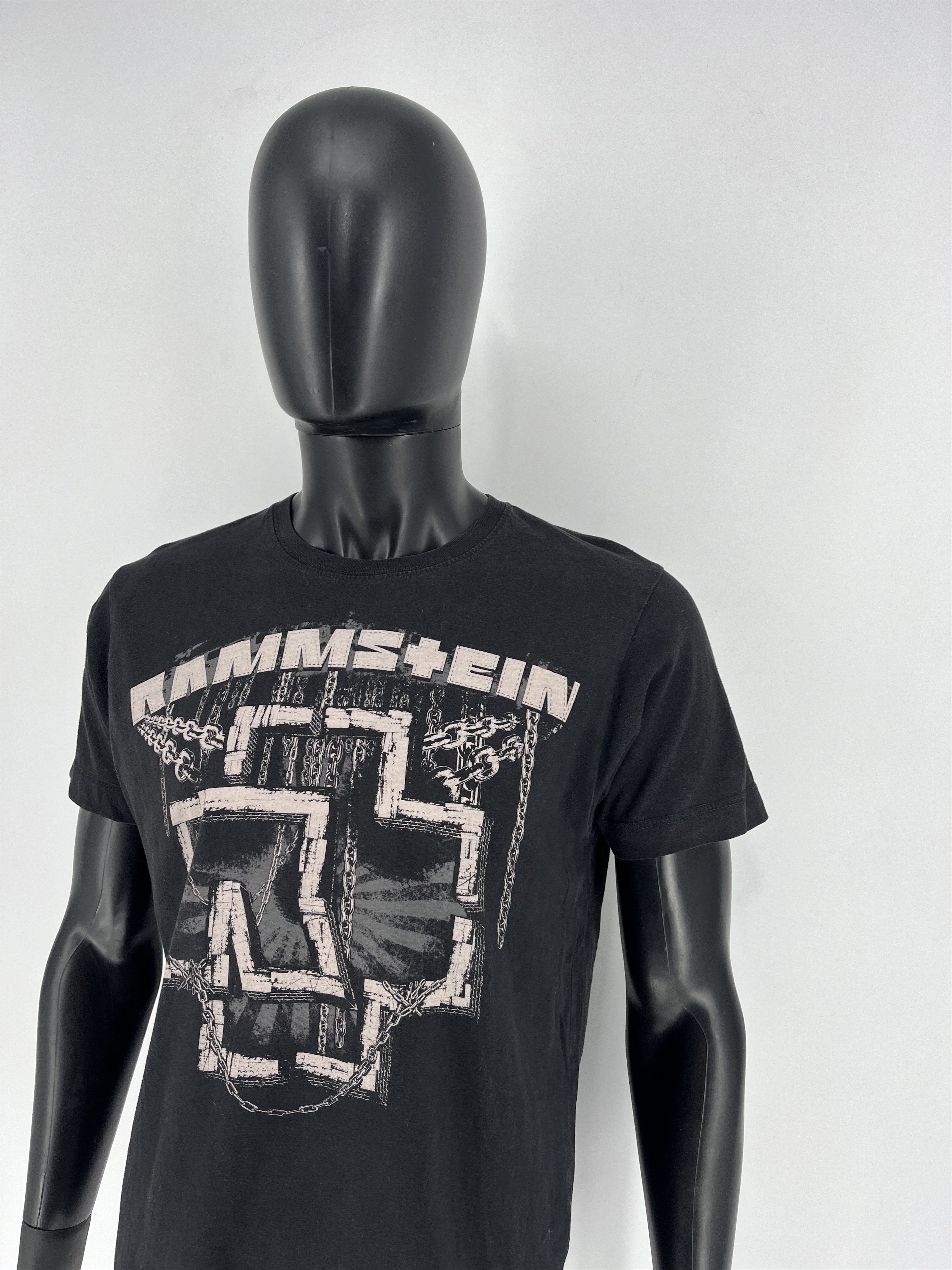 Band Tees × Vintage Vintage Y2K Rammstein Horror Print Band Rock Streetwear Size US L / EU 52-54 / 3 - 5 Thumbnail