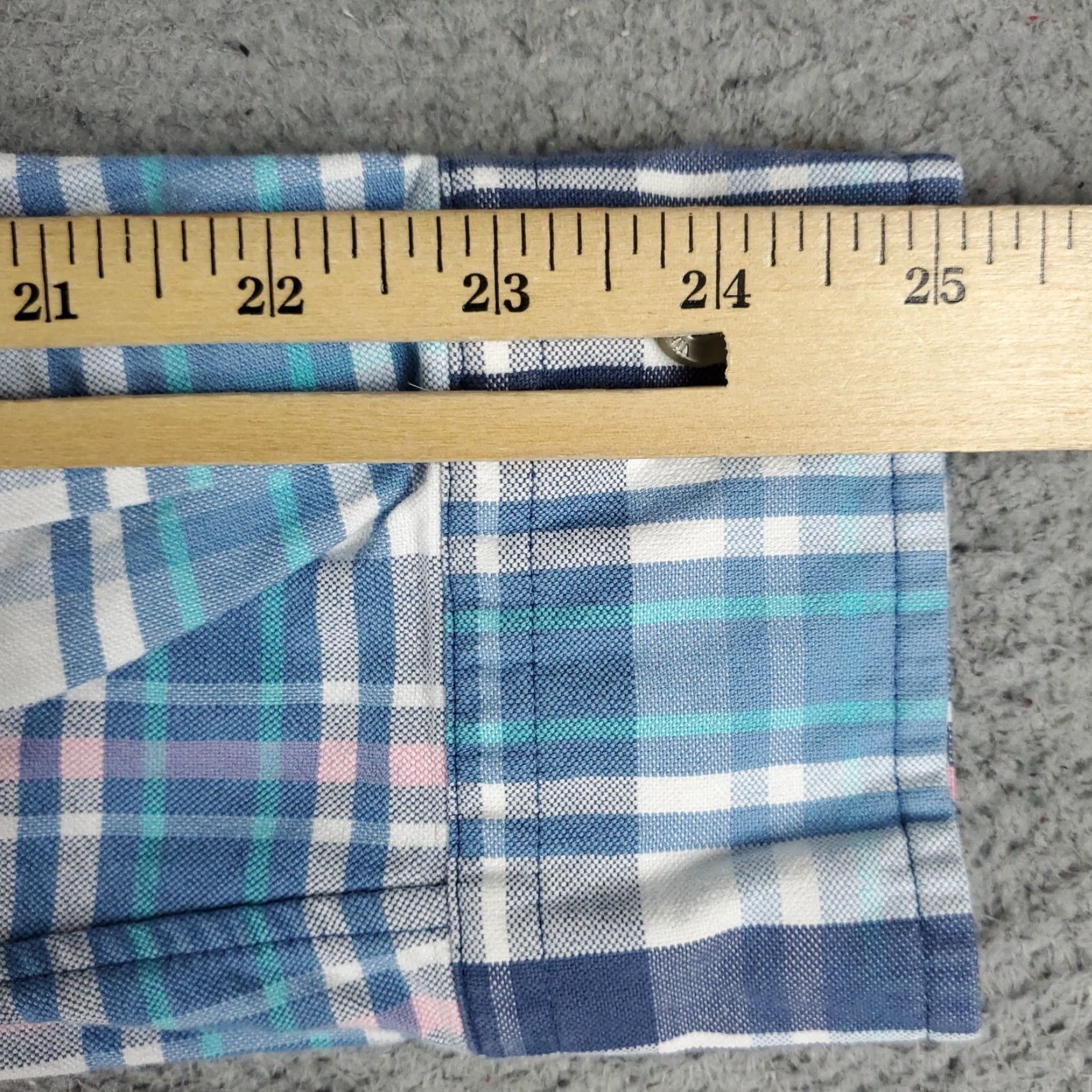 Vineyard Vines Vineyard Vines Shirt Mens Large Pink Plaid Slim Fit Long Sleeve Button-Up Size US L / EU 52-54 / 3 - 6 Thumbnail