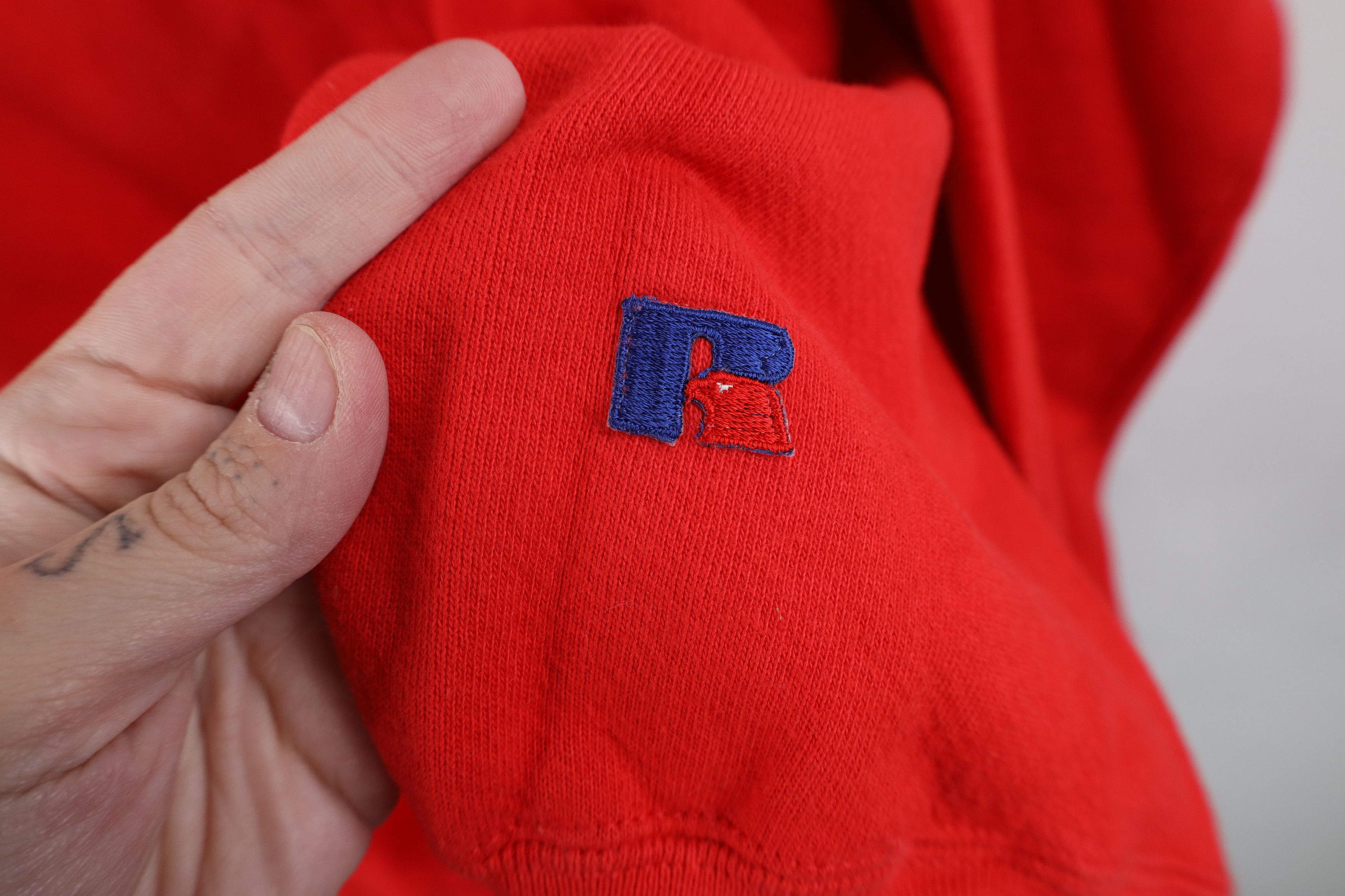 Russell Athletic Vintage 90s Russell Athletic Crewneck Sweatshirt USA Red Size US XXL / EU 58 / 5 - 4 Thumbnail