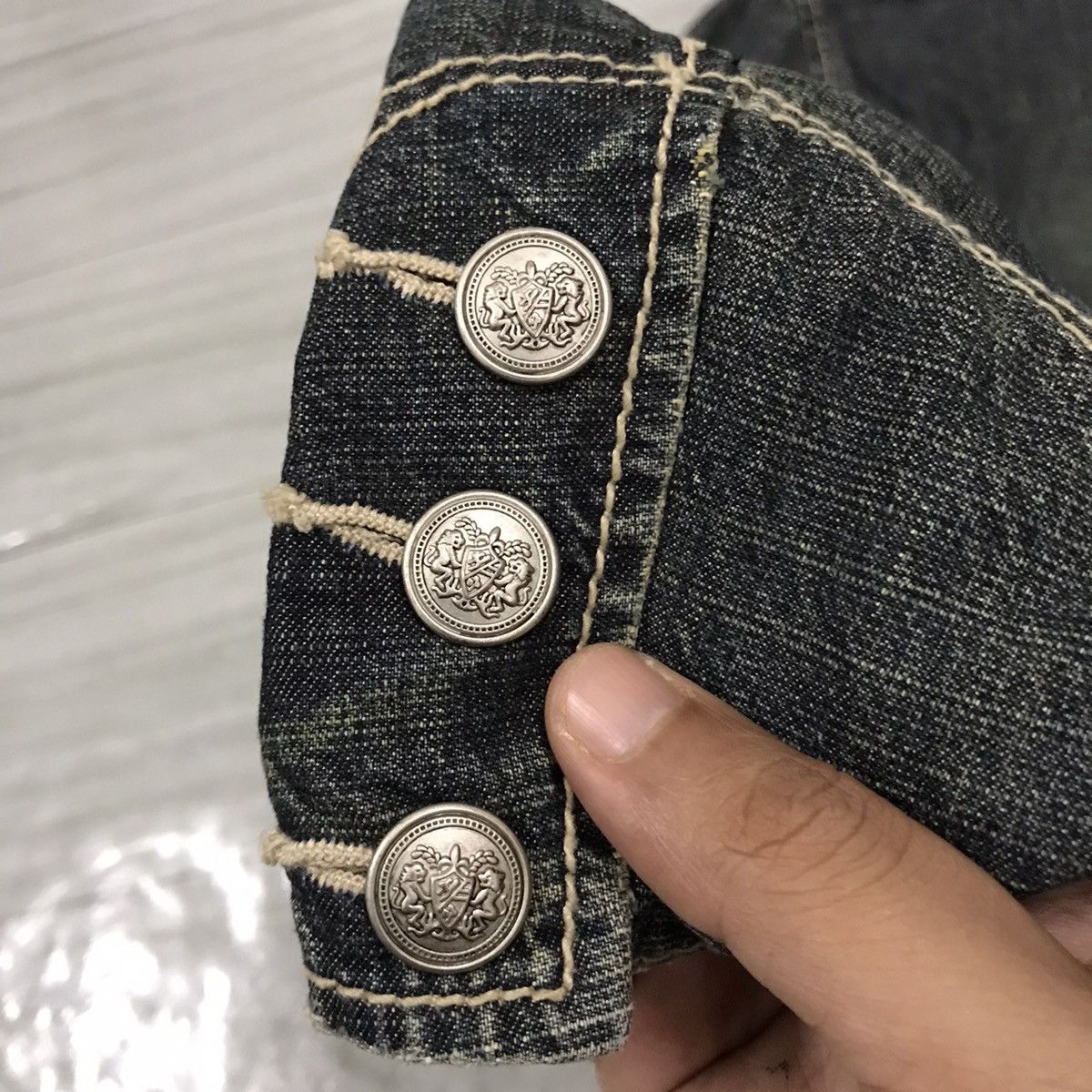 Designer × Vintage ALLIX DESIGN WEAR Size L / US 10 / IT 46 - 4 Thumbnail