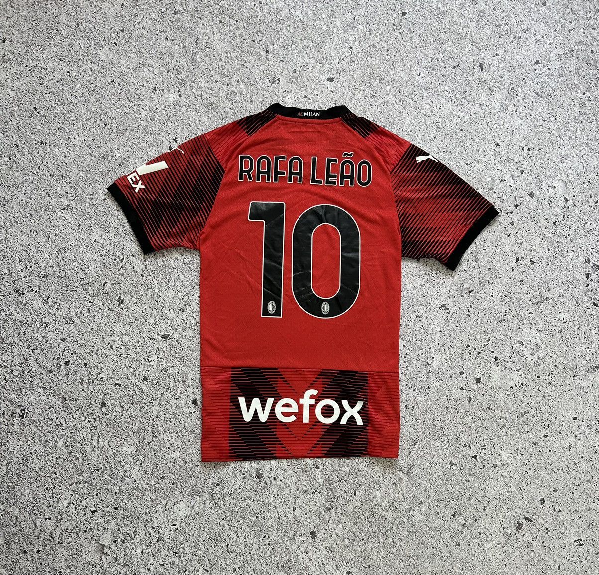Puma Puma Milan Rafa Leao Home 2023 2024 Soccer Jersey BOOTLEG Size US L / EU 52-54 / 3 - 6 Thumbnail