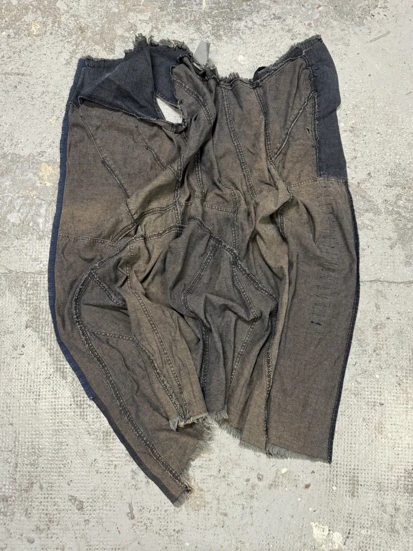 Designer × Vintage Plein Sud Asymmetrical Metal Hook Denim Dress Size S / US 4 / IT 40 - 4 Thumbnail