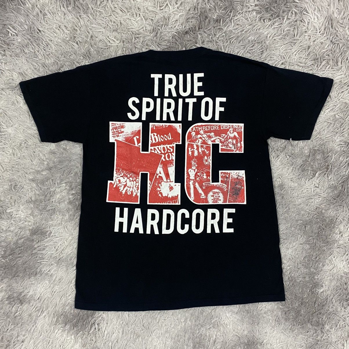 Band Tees × Gildan × Vintage Vintage Y2K reaper records X true spirit of hardcore Size US M / EU 48-50 / 2 - 1 Thumbnail