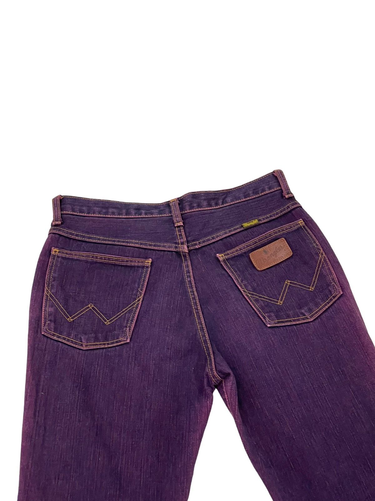 Wrangler Flare Jeans Vtg Wrangler Japan Distress Boot Cut 7🟦2 Size US 29 - 17 Thumbnail
