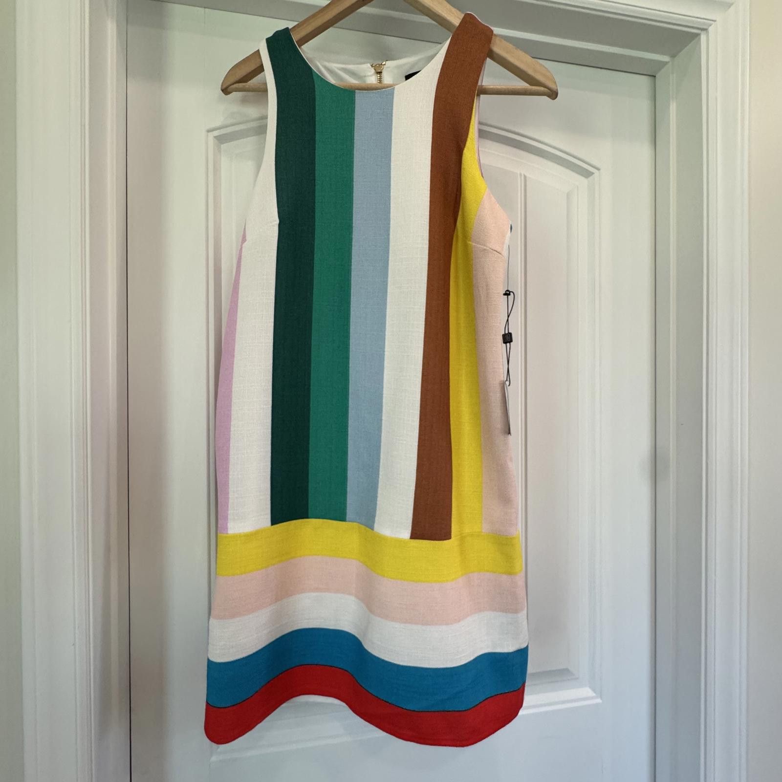 Other Laundry by Shelli Segal Multicolor Striped Dress Size 4 Size S / US 4 / IT 40 - 2 Thumbnail