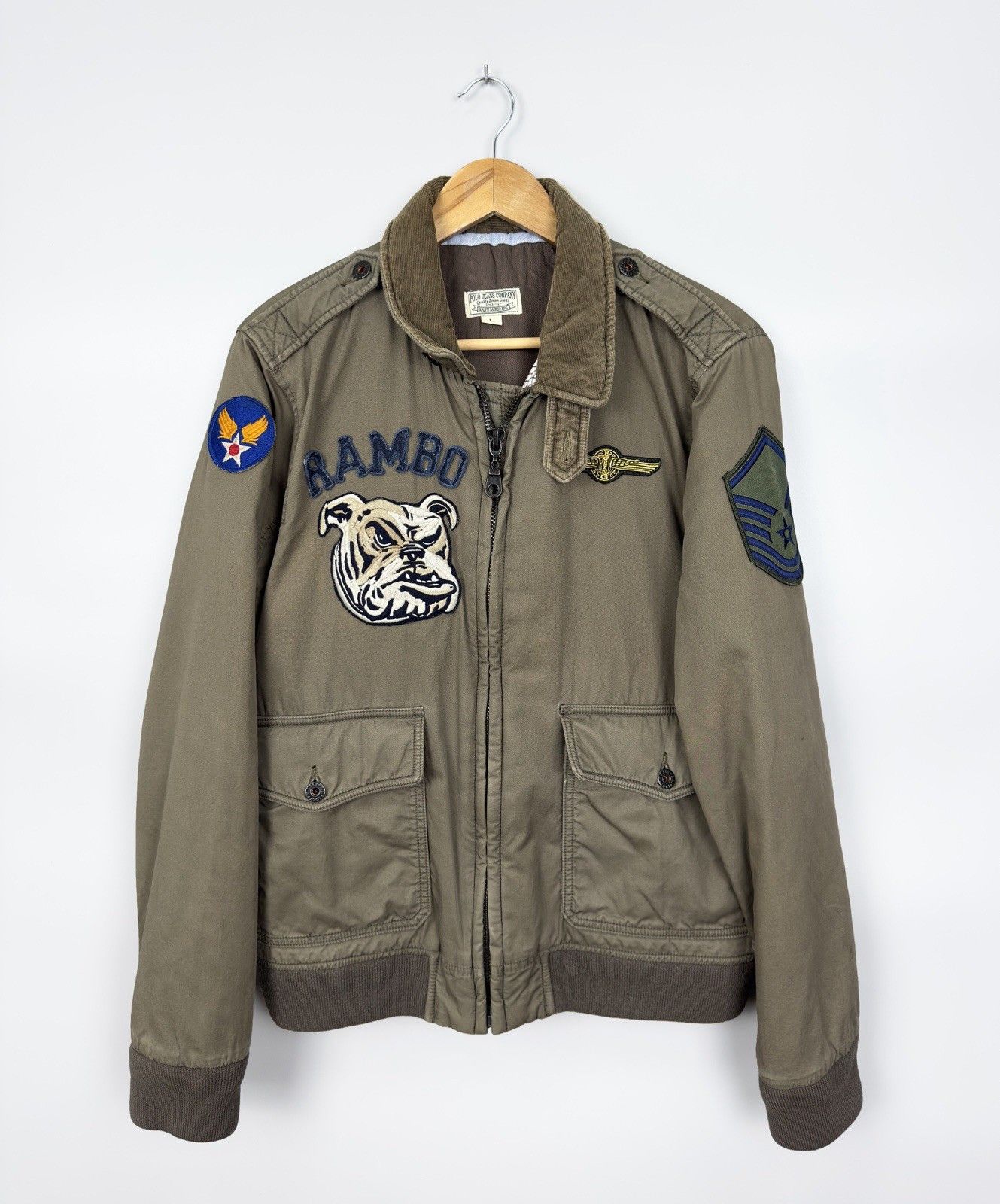 Polo Jeans Ralph Lauren Vintage Type A2 Rambo Jacket Bomber