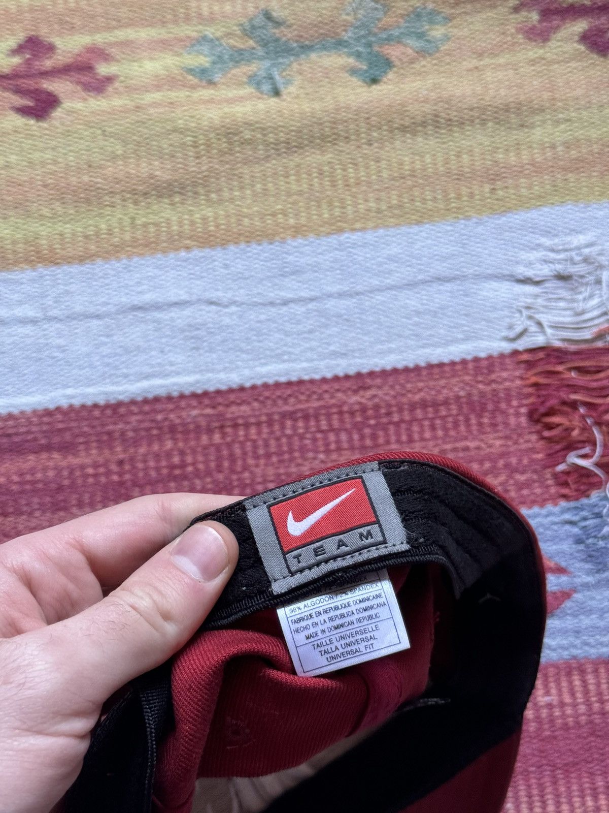 Vintage Vintage 90’s Nike Team Sport Fitted Hat Size ONE SIZE - 7 Thumbnail