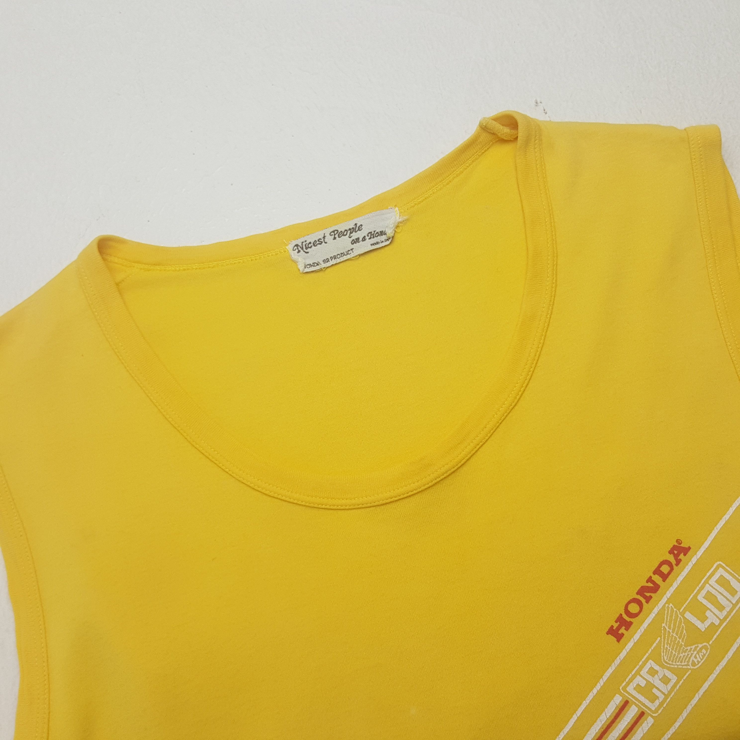 Honda × Vintage Vintage Honda Racing CB400 Motorsports Sleeveless T-shirt Size US S / EU 44-46 / 1 - 4 Thumbnail