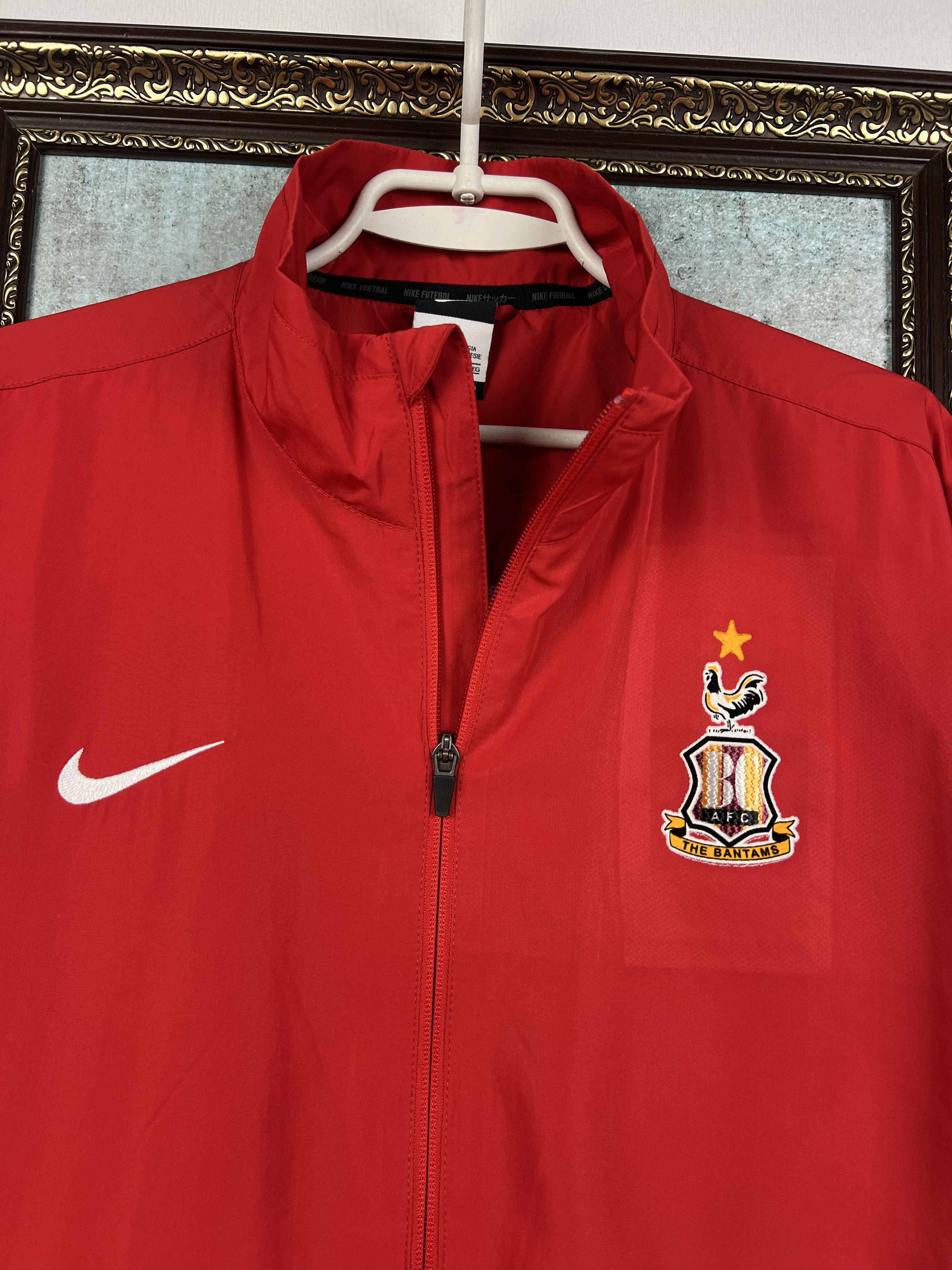 Nike Bradford City Football Red Jacket Soccer Train Track Top Size US XL / EU 56 / 4 - 3 Thumbnail