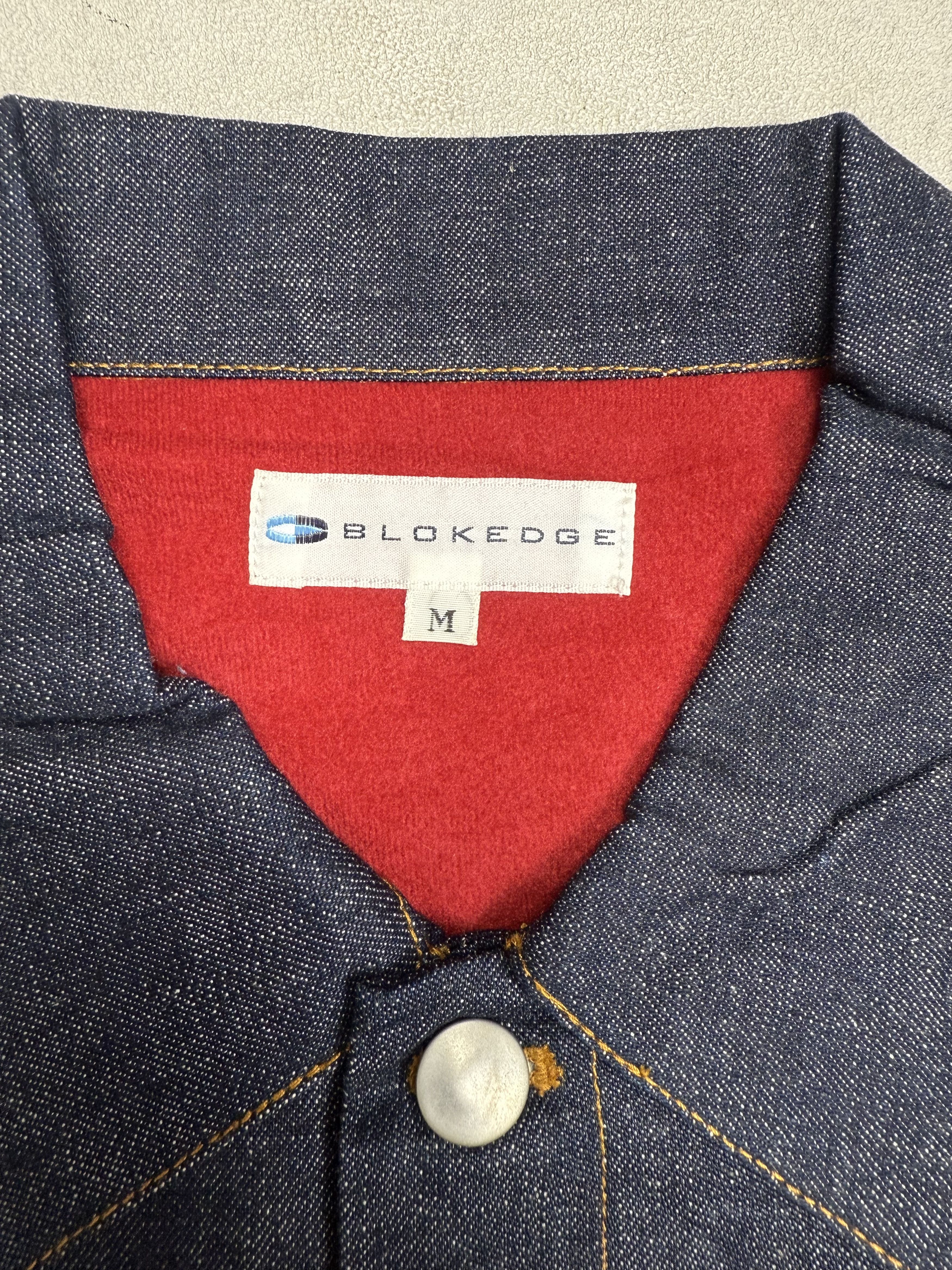 Japanese Brand Blokedge "Monalisa" Trucker Denim Jacket Size US S / EU 44-46 / 1 - 5 Thumbnail