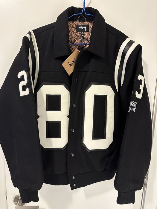 Stussy Stussy 80 wool varsity jacket XL | Grailed