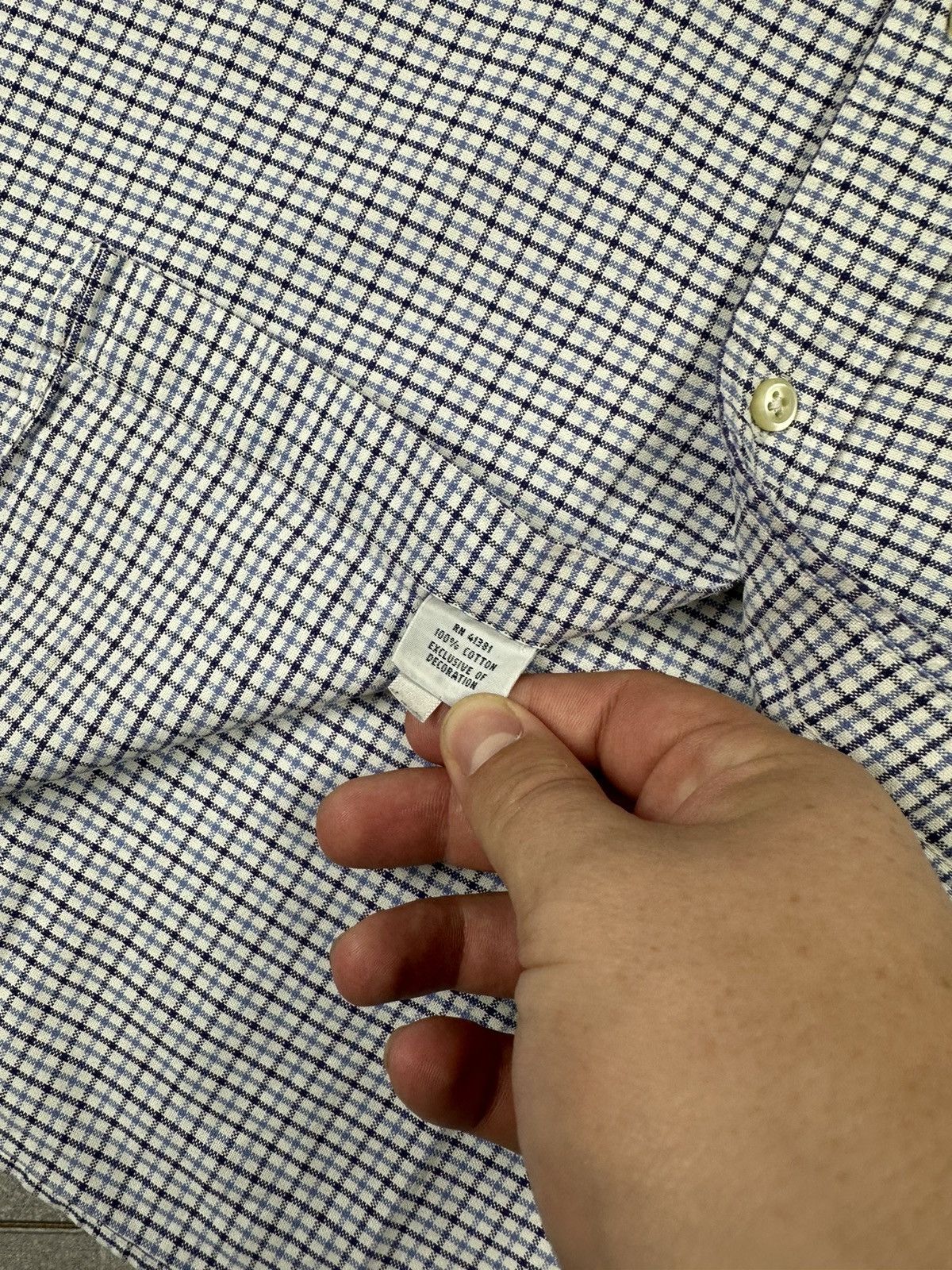 Polo Ralph Lauren Polo Ralph Lauren Checked Shirt Button Up Small Logo Size US XL / EU 56 / 4 - 9 Thumbnail