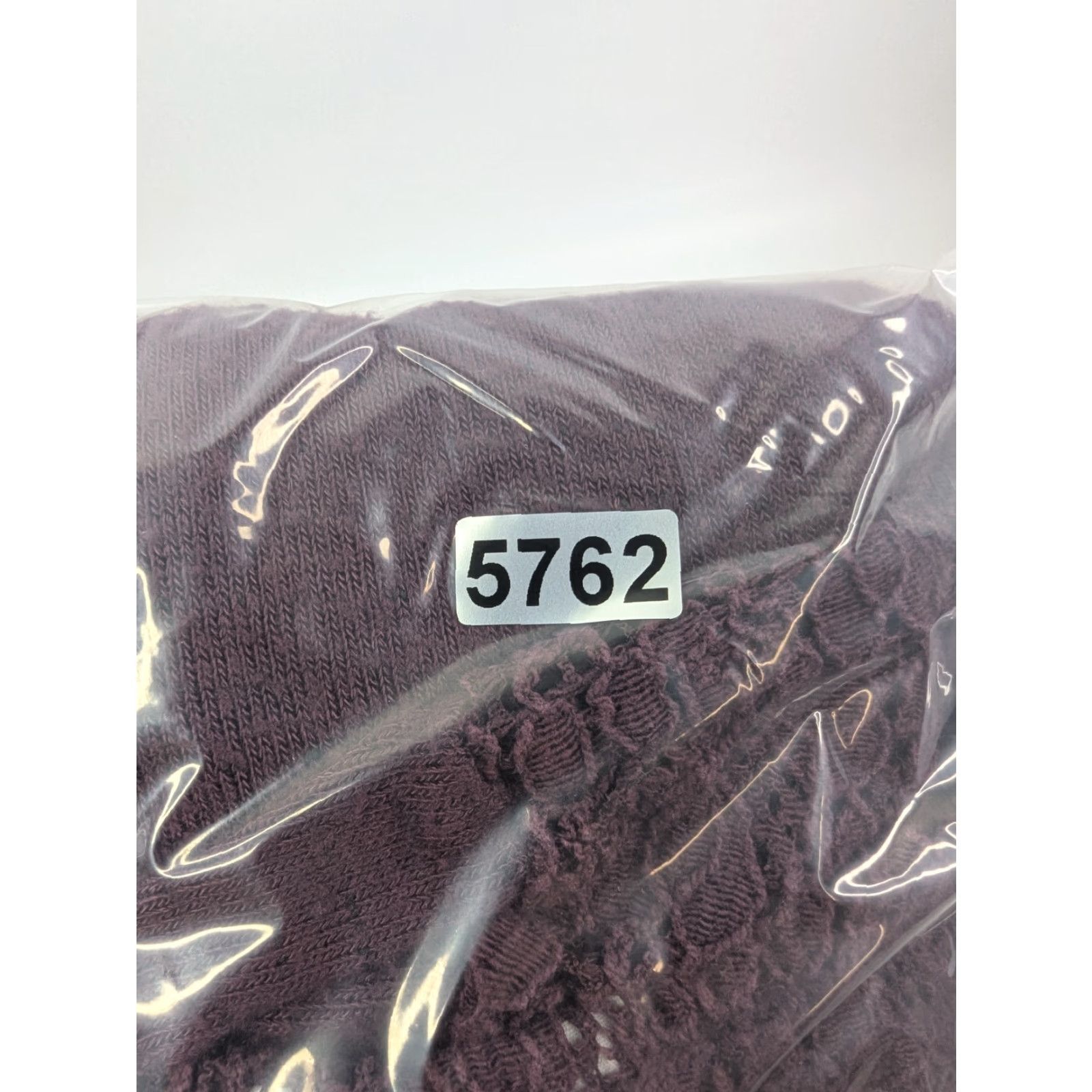 Vintage Knox Rose Blouse Shirt Women L Plum Burgundy Crochet Peasant Long Sleeve Button Knit Rayon Cotton Nylon Boho Fall Spring Winter Size L / US 10 / IT 46 - 8 Thumbnail
