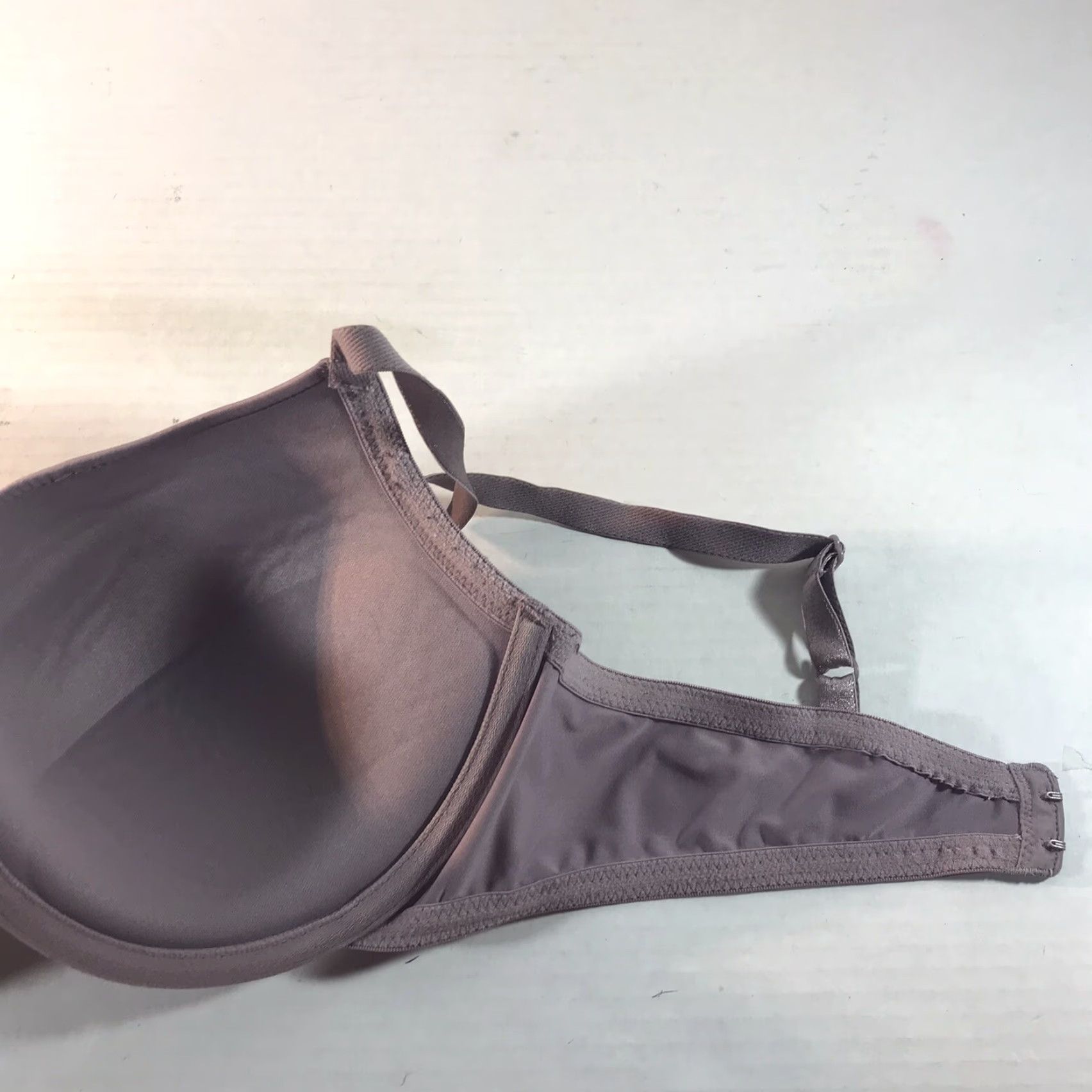 Vintage Maidenform Lilac Push Up Bra Womens 38D Purple Padded Underwire Lace Size ONE SIZE - 3 Thumbnail