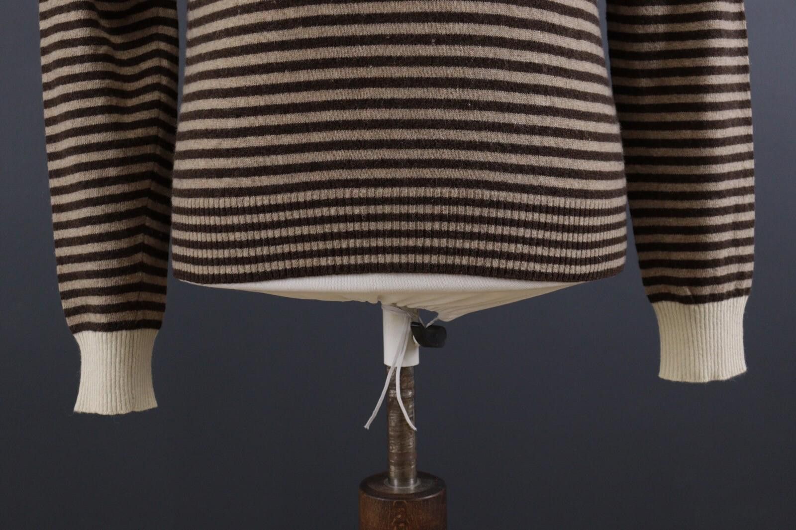 La Martina La Martina Brown Stripe Wool Brown Men's Sweater Size M Size US M / EU 48-50 / 2 - 3 Thumbnail