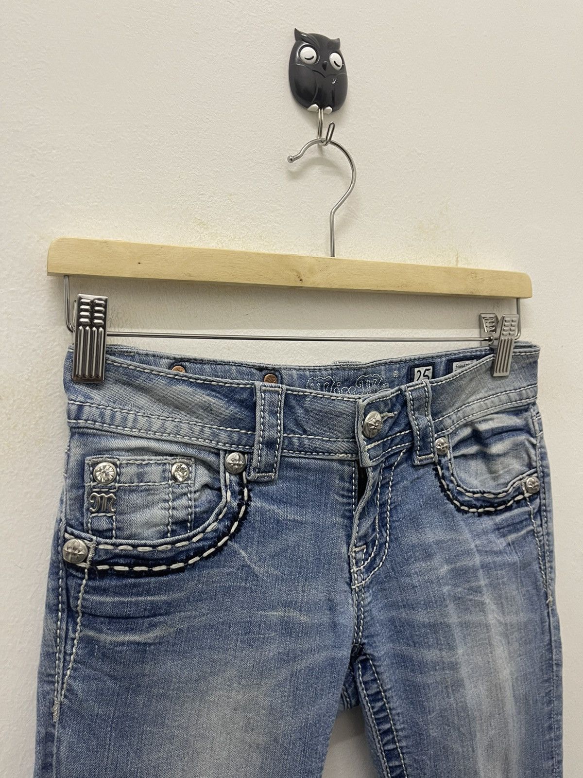 Miss Me Rare Vintage MISS ME Cuffed Capri Size 26" / US 2 / IT 38 - 9 Thumbnail