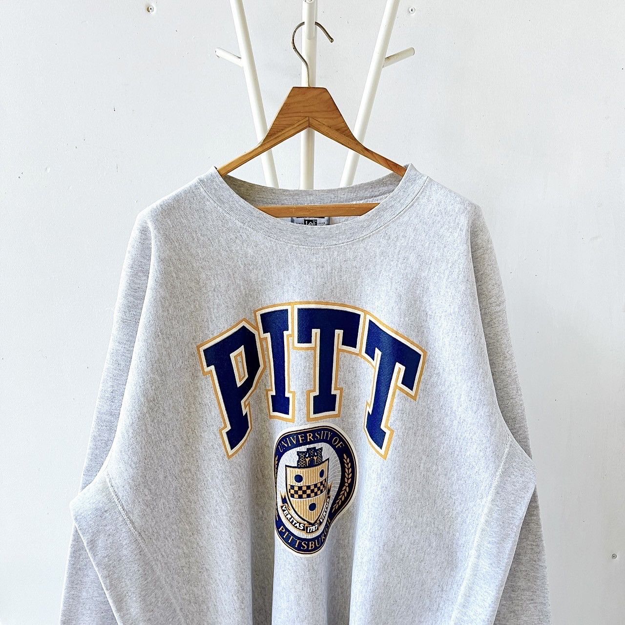 Lee × Vintage 90s University of Pittsburgh Pitt athletic sweatshirt/ 2X Size US XXL / EU 58 / 5 - 3 Thumbnail