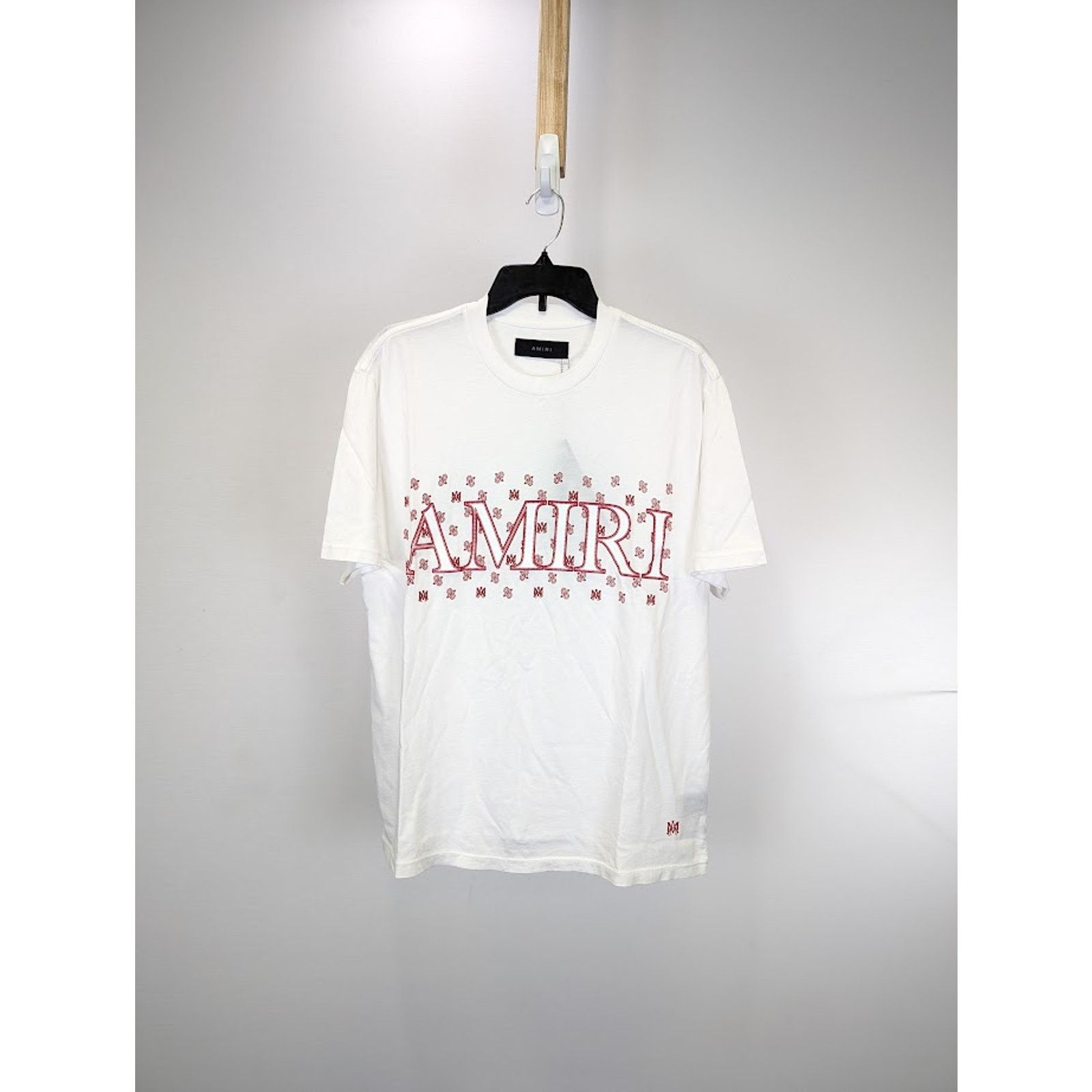 Amiri o1rshd1 Q:2 / Ma Paisley Short Sleeve T-Shirt in White Size US L / EU 52-54 / 3 - 1 Thumbnail