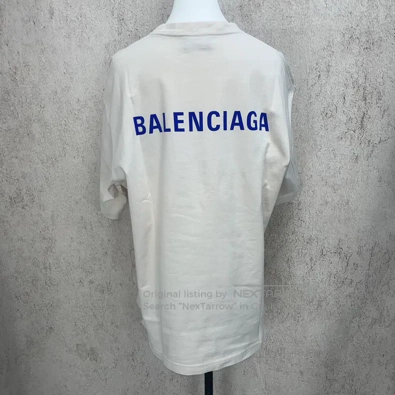 Balenciaga Balenciaga Beige Short-Sleeve T-Shirt Size US M / EU 48-50 / 2 - 3 Thumbnail