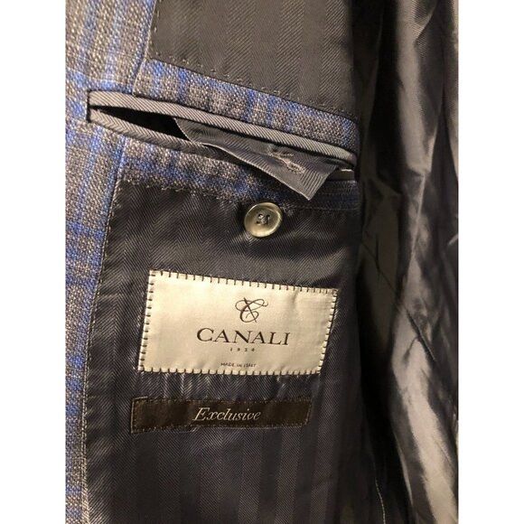 Canali Canali men's 85%wool 15%silk sport coat blazer EU58/US48 Size 48R - 7 Thumbnail