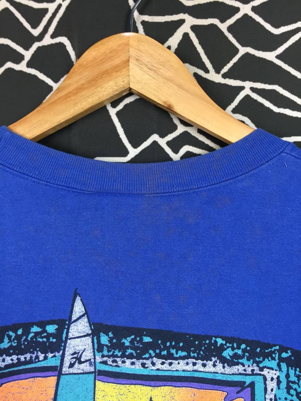 Vintage Vtg 80s 90s Hobie California Surf Made In Usa Sweatshirt Size US M / EU 48-50 / 2 - 4 Thumbnail