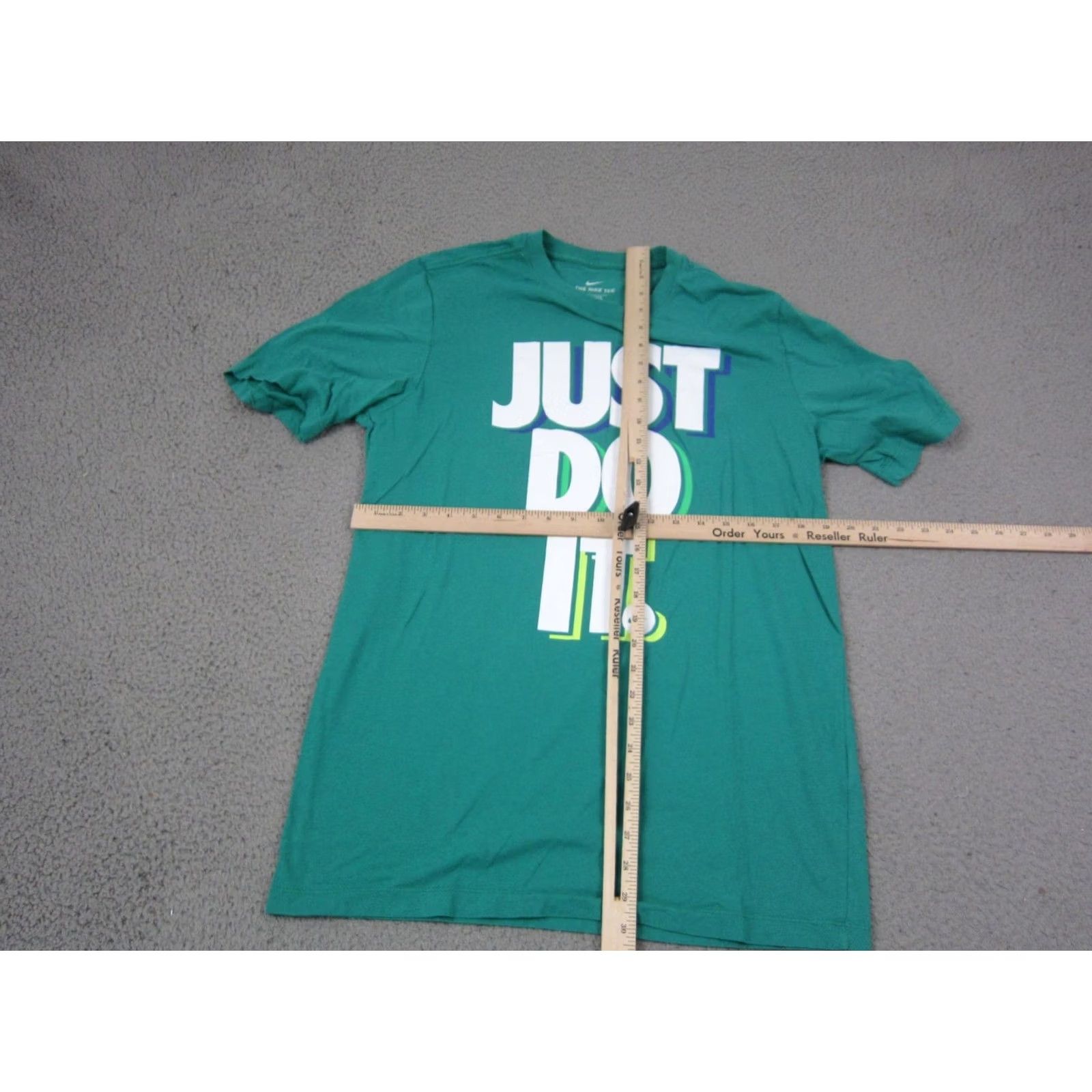 Nike Nike Shirt Adult Large Tall LT Green Just Do It Logo Mens Athletics Classic Size US L / EU 52-54 / 3 - 4 Thumbnail