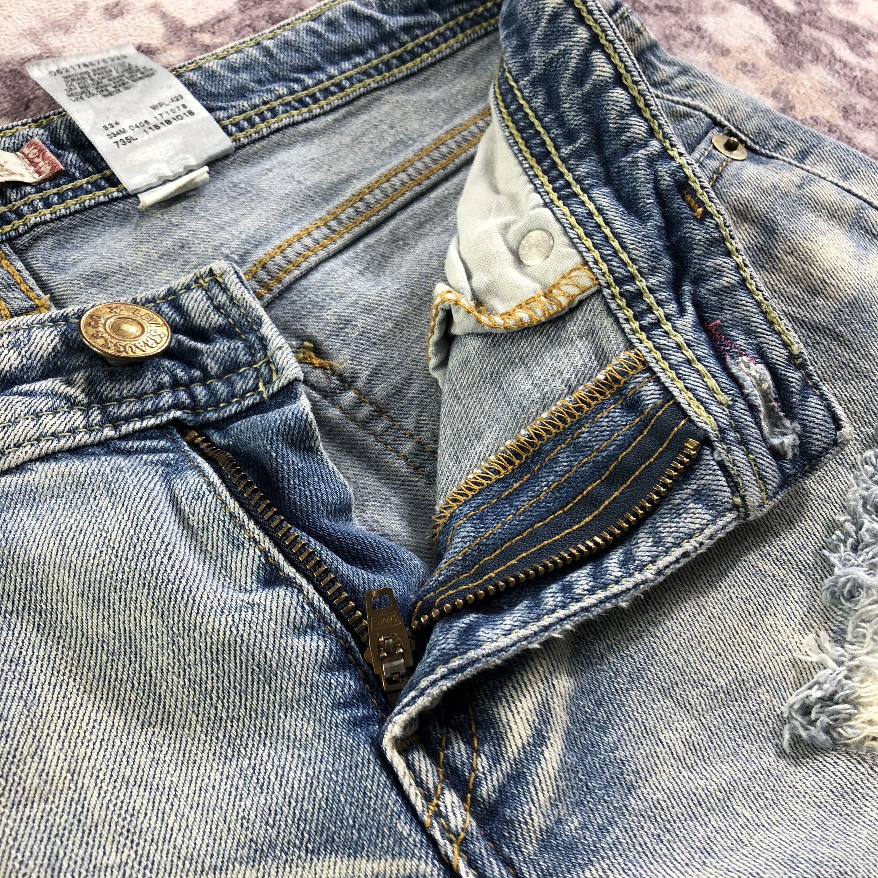 Levi's × Vintage Vintage Levis 518 Jeans-JM3483 Size 31" - 8 Thumbnail