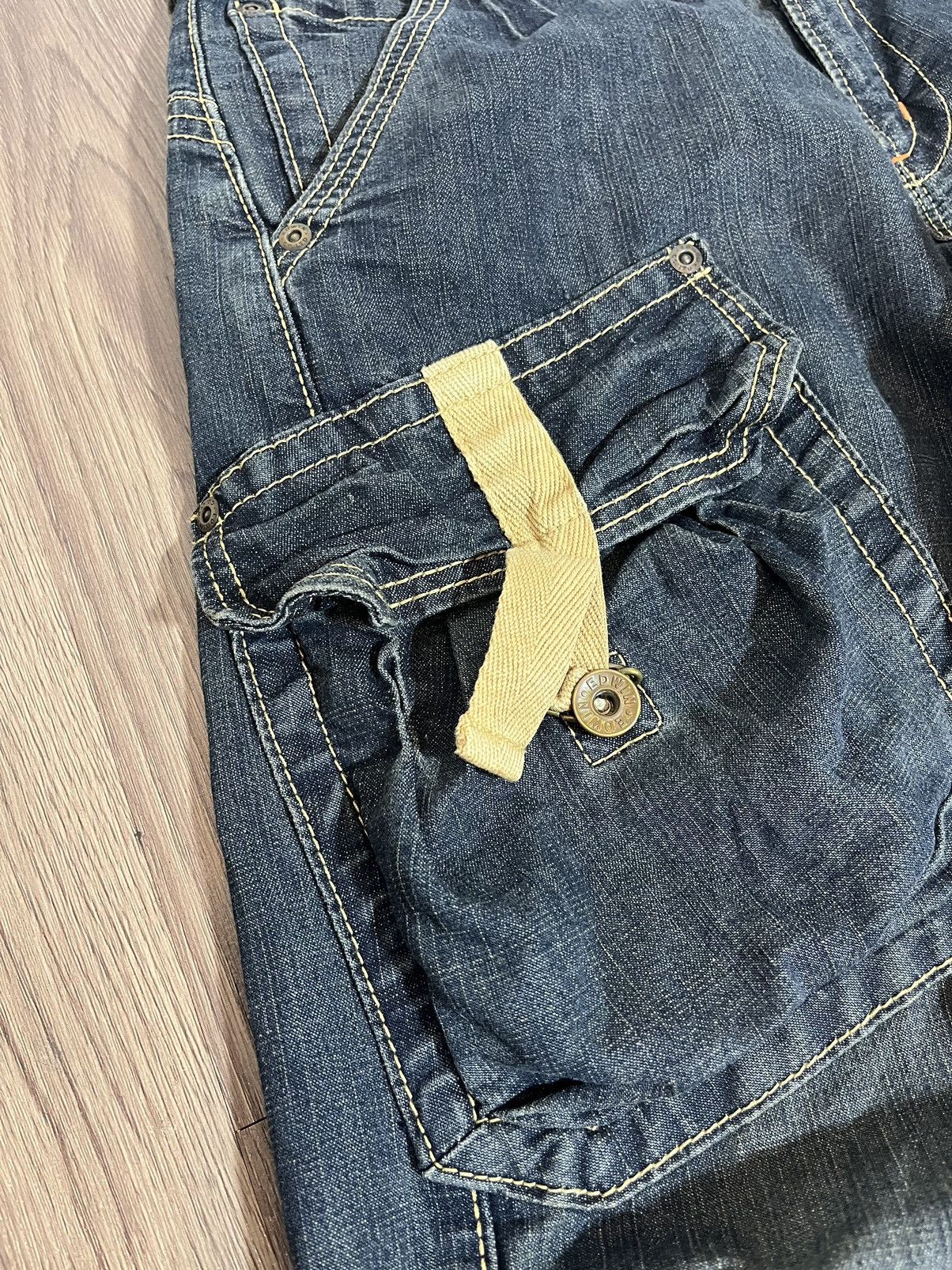 Edwin × If Six Was Nine × Japanese Brand Japanese EDWIN flare multipocket constrast stiching denim Size US 31 - 7 Thumbnail