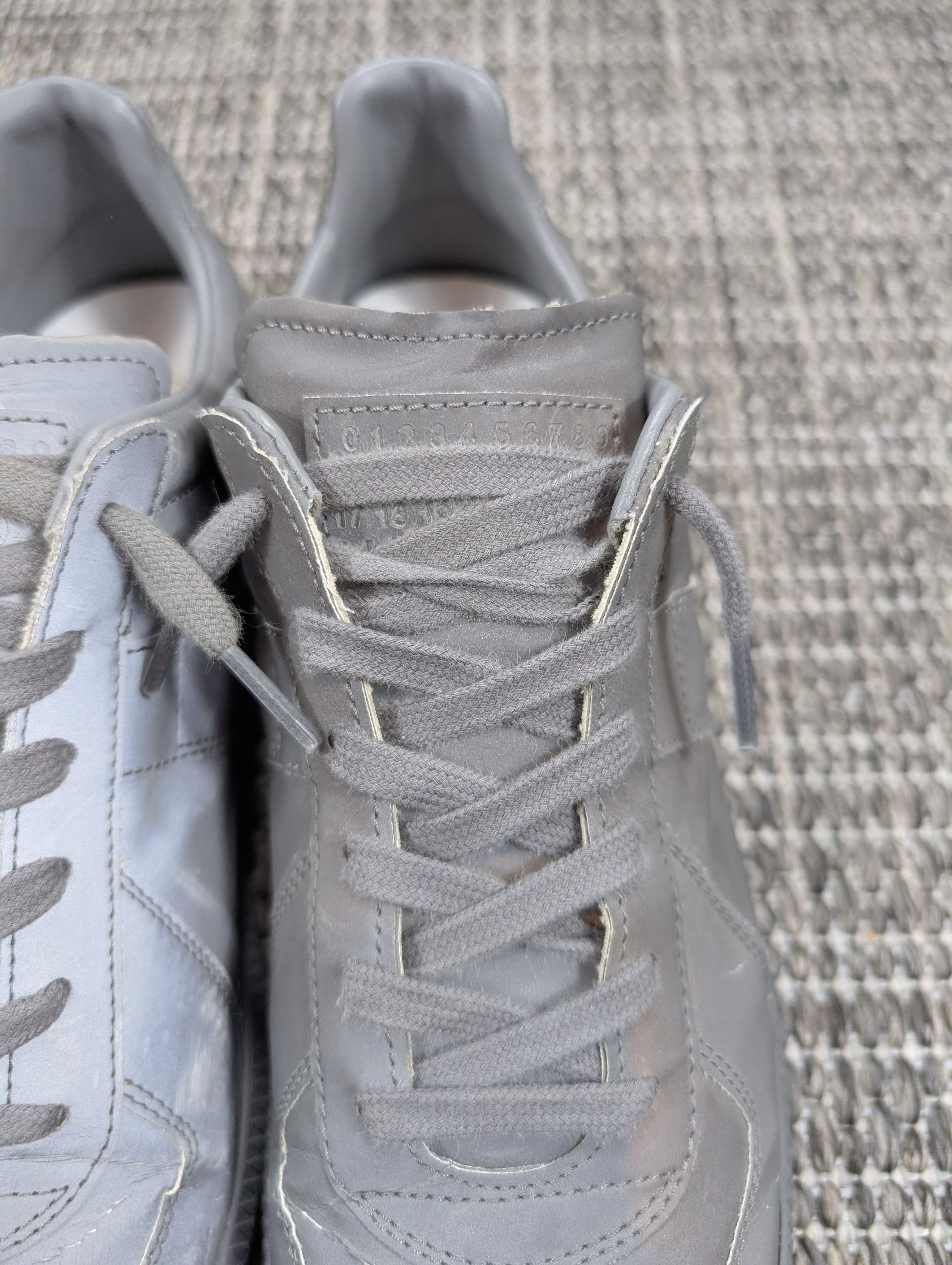 Maison Margiela Maison Margiela Gat 3M Reflective Grey Silver Sneakers Size US 9 / EU 42 - 5 Thumbnail