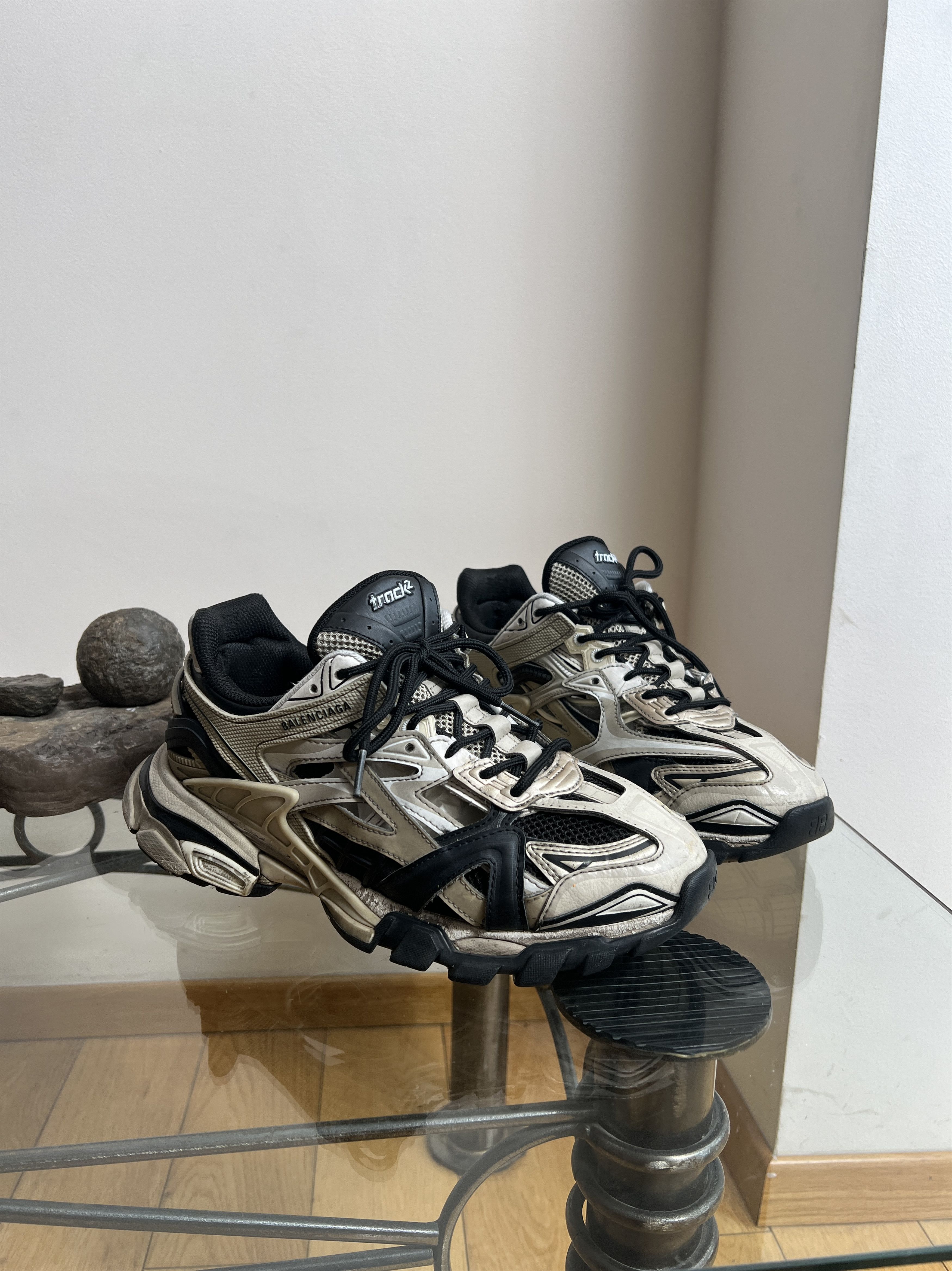 Balenciaga TRACK.2 BEIGE SZ EU 41 | Grailed