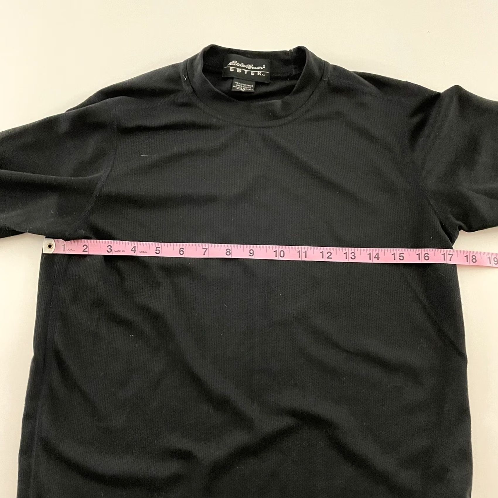 Eddie Bauer Eddie Bauer Base Layer Long Sleeve Top Women's M Black Polyester EBTek 100% Long Sleeve Base Layer Shirt Women M Black Eddie Bauer Size M / US 6-8 / IT 42-44 - 5 Thumbnail