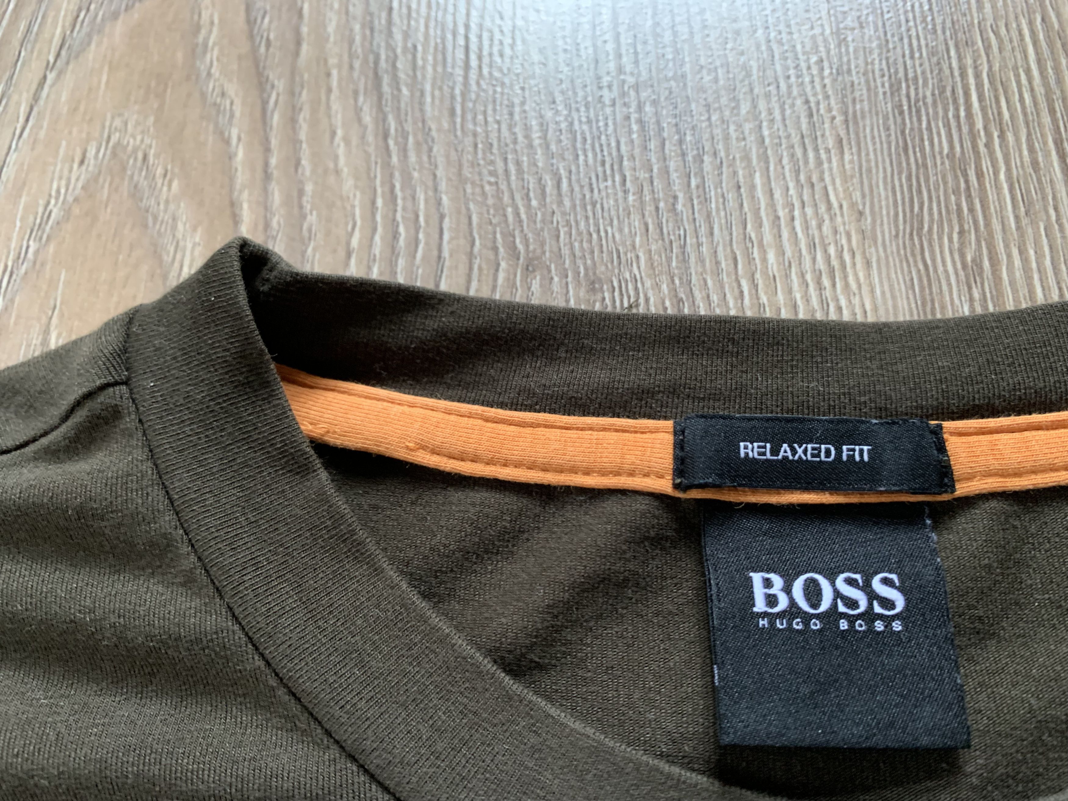 Hugo Boss Hugo Boss Basic Khaki T Shirt Size US XS / EU 42 / 0 - 6 Thumbnail